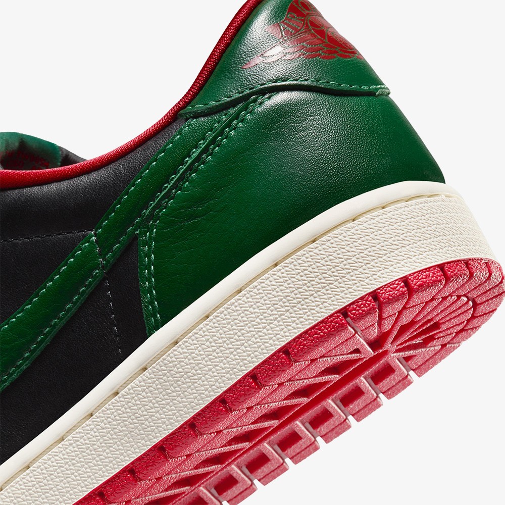 Air Jordan 1 Retro Low OG 'Gorge Green Varsity Red' (W)