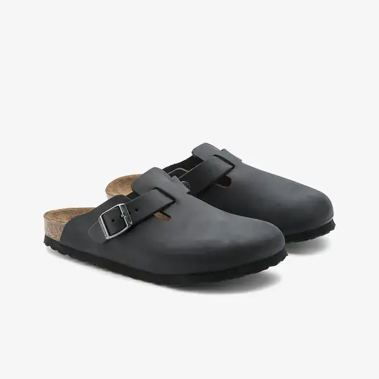 Boston Oiled Leather 'Black' - Görsel 3