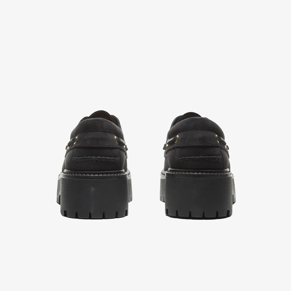 Stone Street Boat Shoe 'Black'