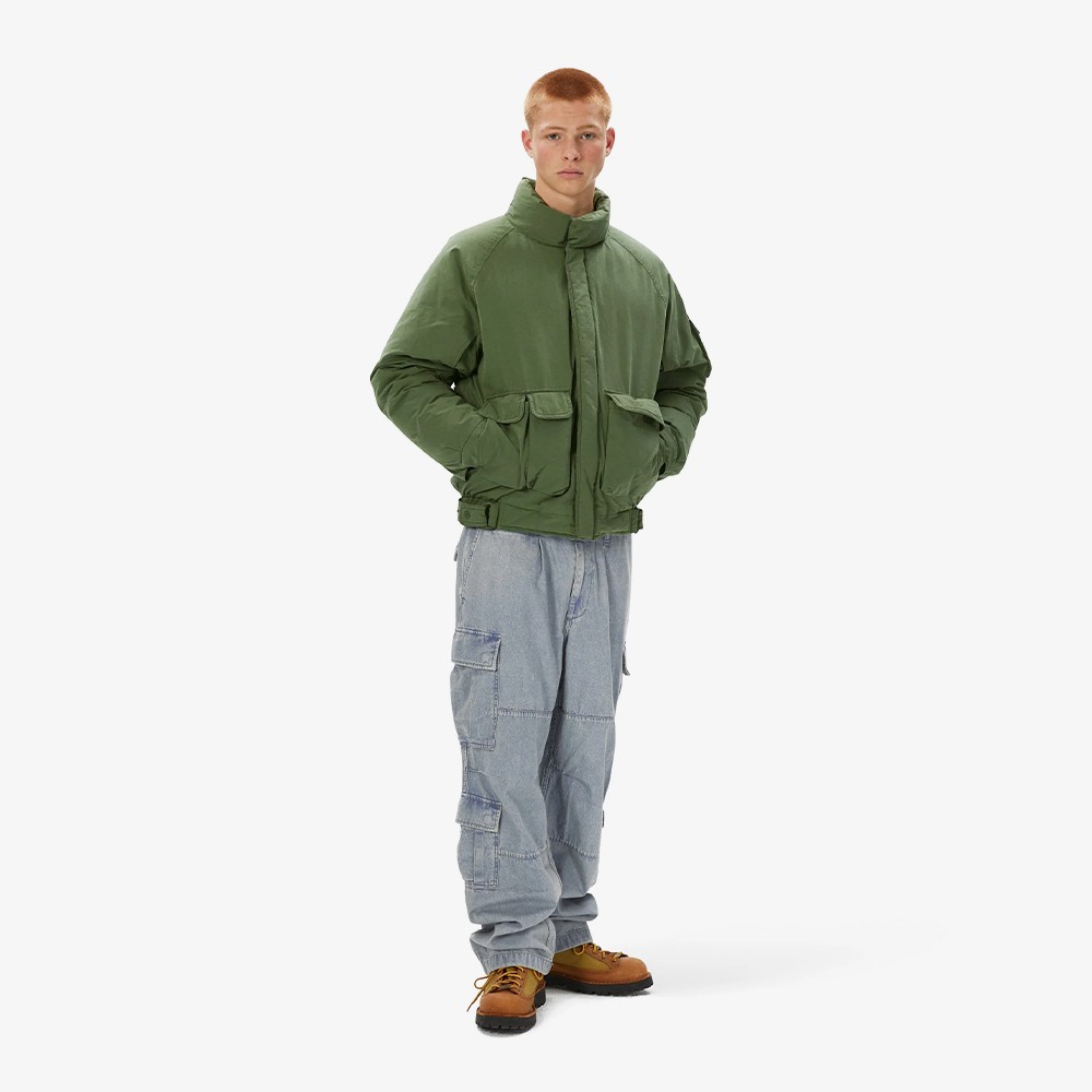 Multi Pocket Down Jacket 'Green'