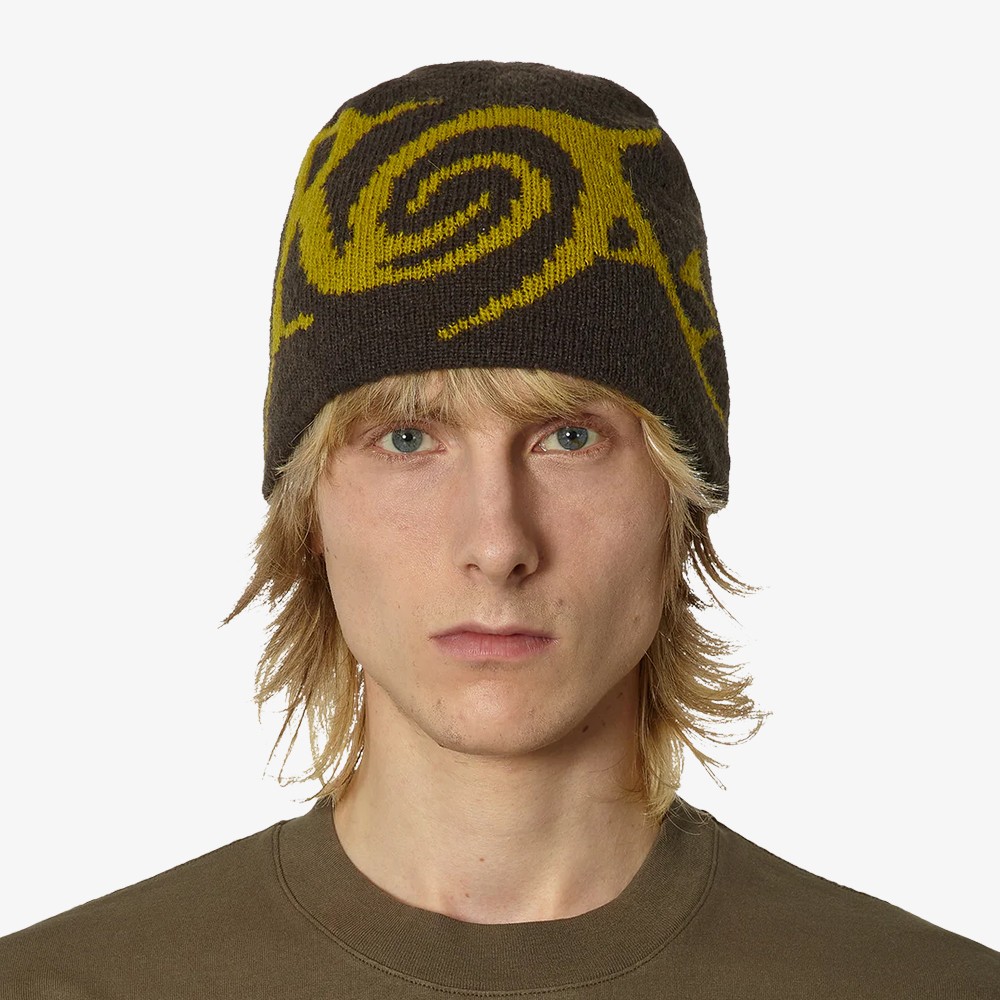 Graphic Beanie 'Brown'