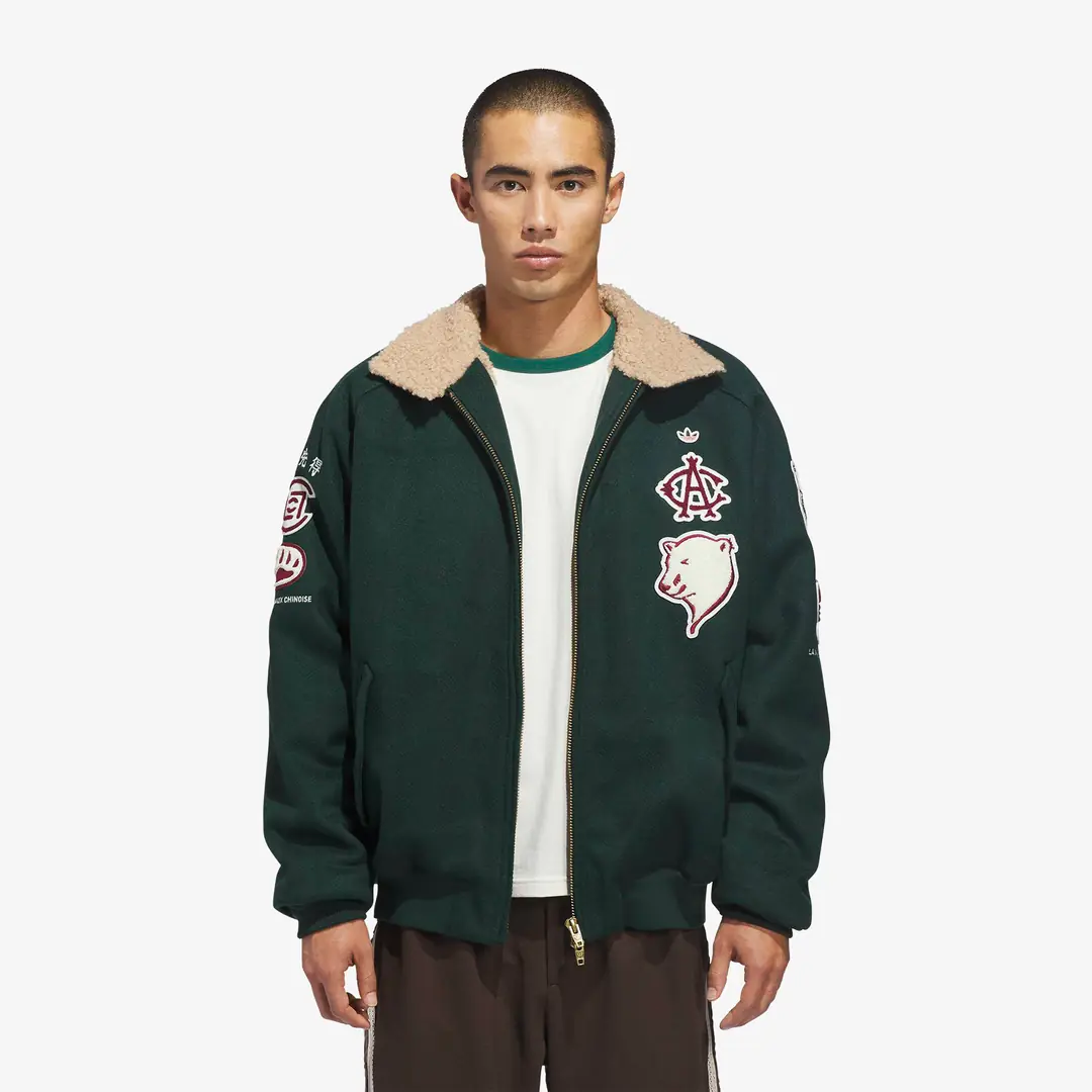 トップス Clot x  jacket size M adidas x CLOT Patch Jacket by Edison Chen 'Green Night' - WUNDER