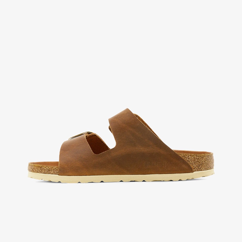 Arizona Oiled Leather Big Buckle 'Cognac'