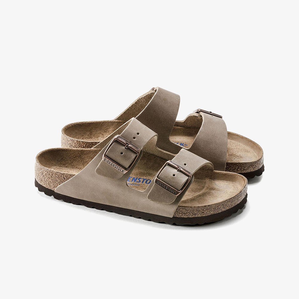 Arizona Soft Footbed Oiled Leather 'Tobacco Brown'