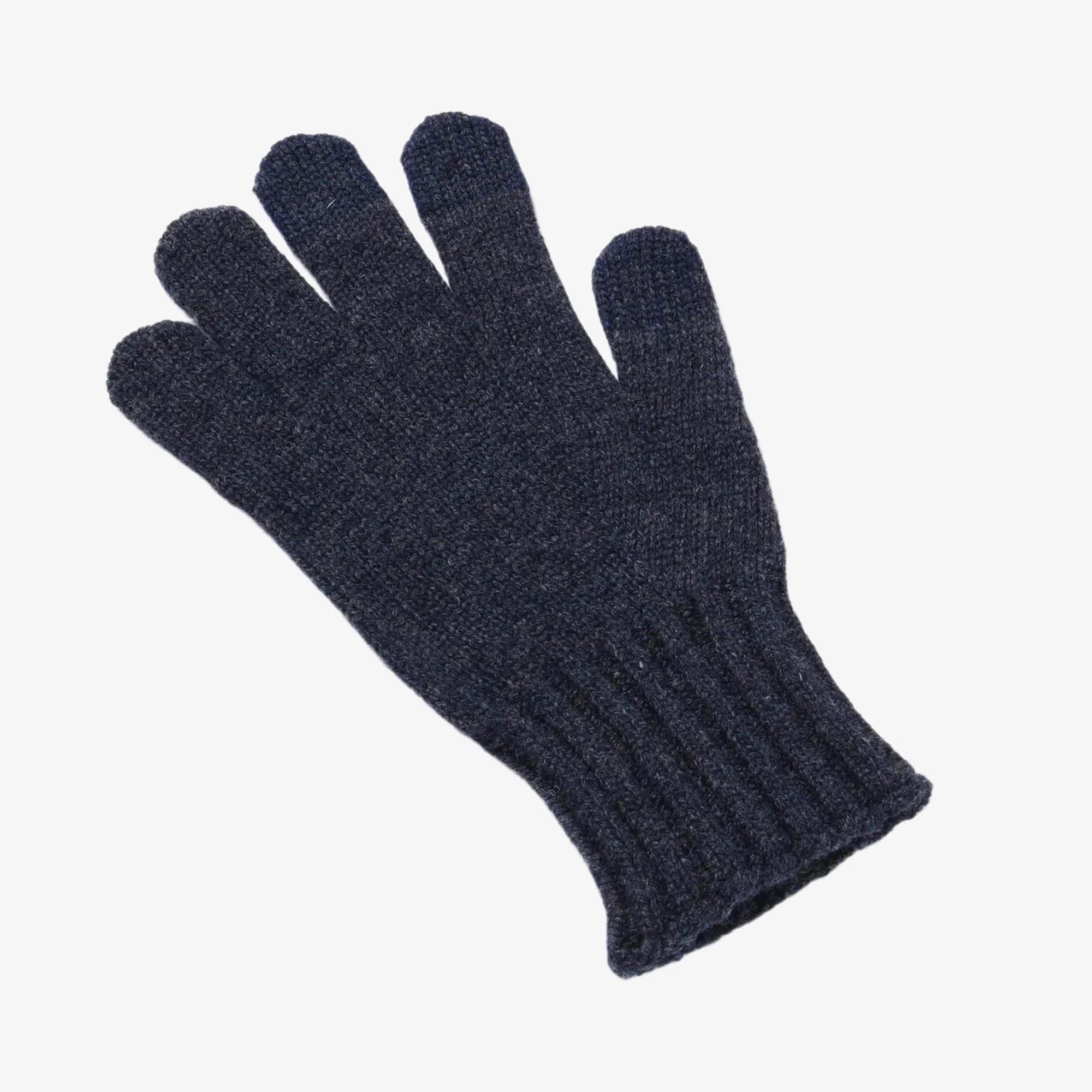 Wool Knit Glove 'Navy'