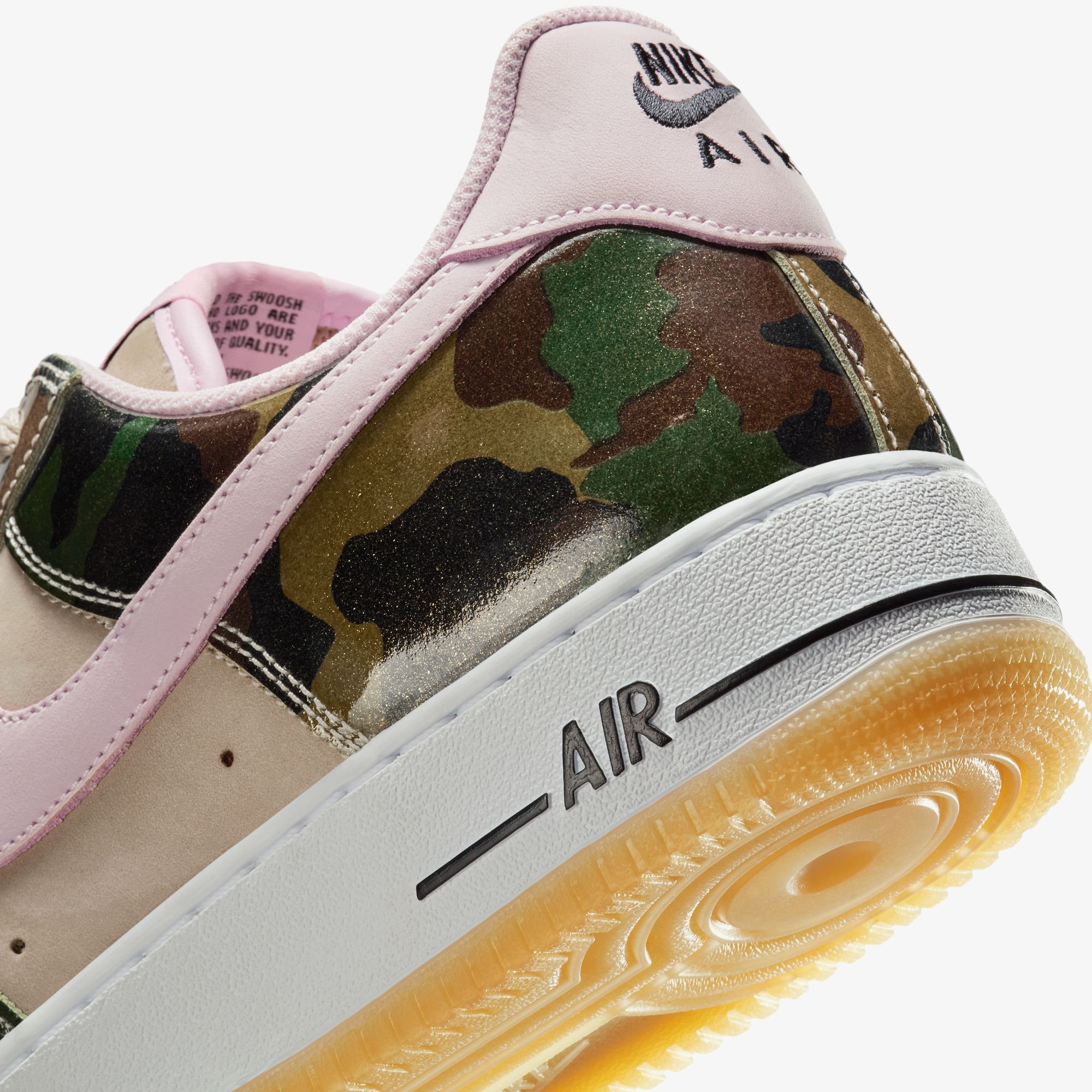 Air Force 1 Low '07 LV8 Patent 'Camo Pink'