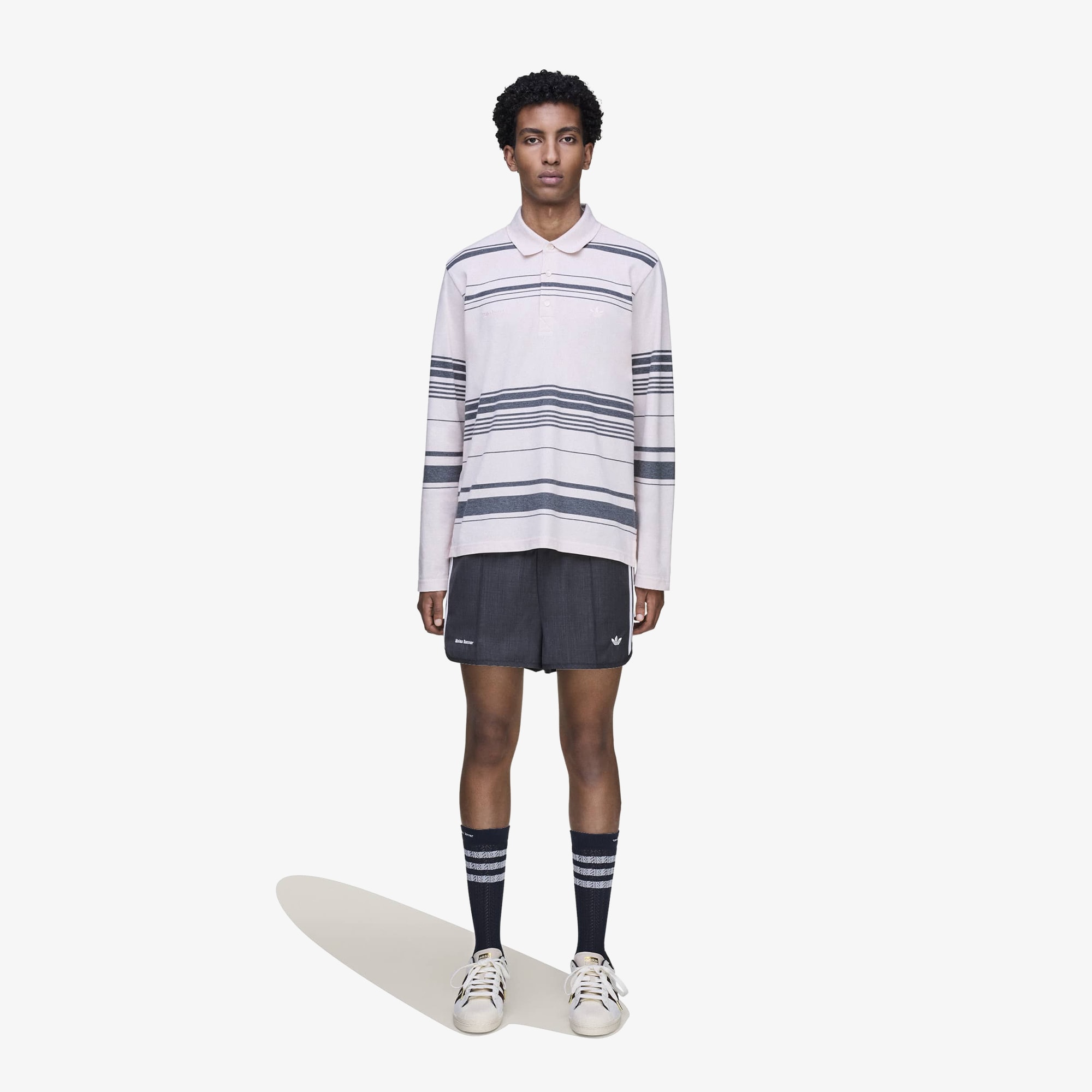 Wales Bonner x adidas Wool Short 'Dark Grey Heather'