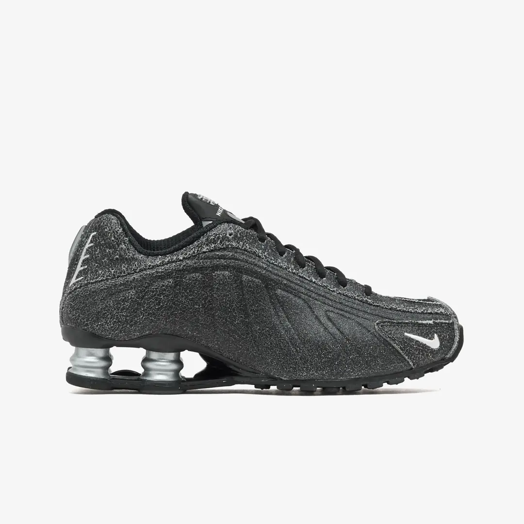 Nike Shox R4 'Black Distressed Leather' - WUNDER