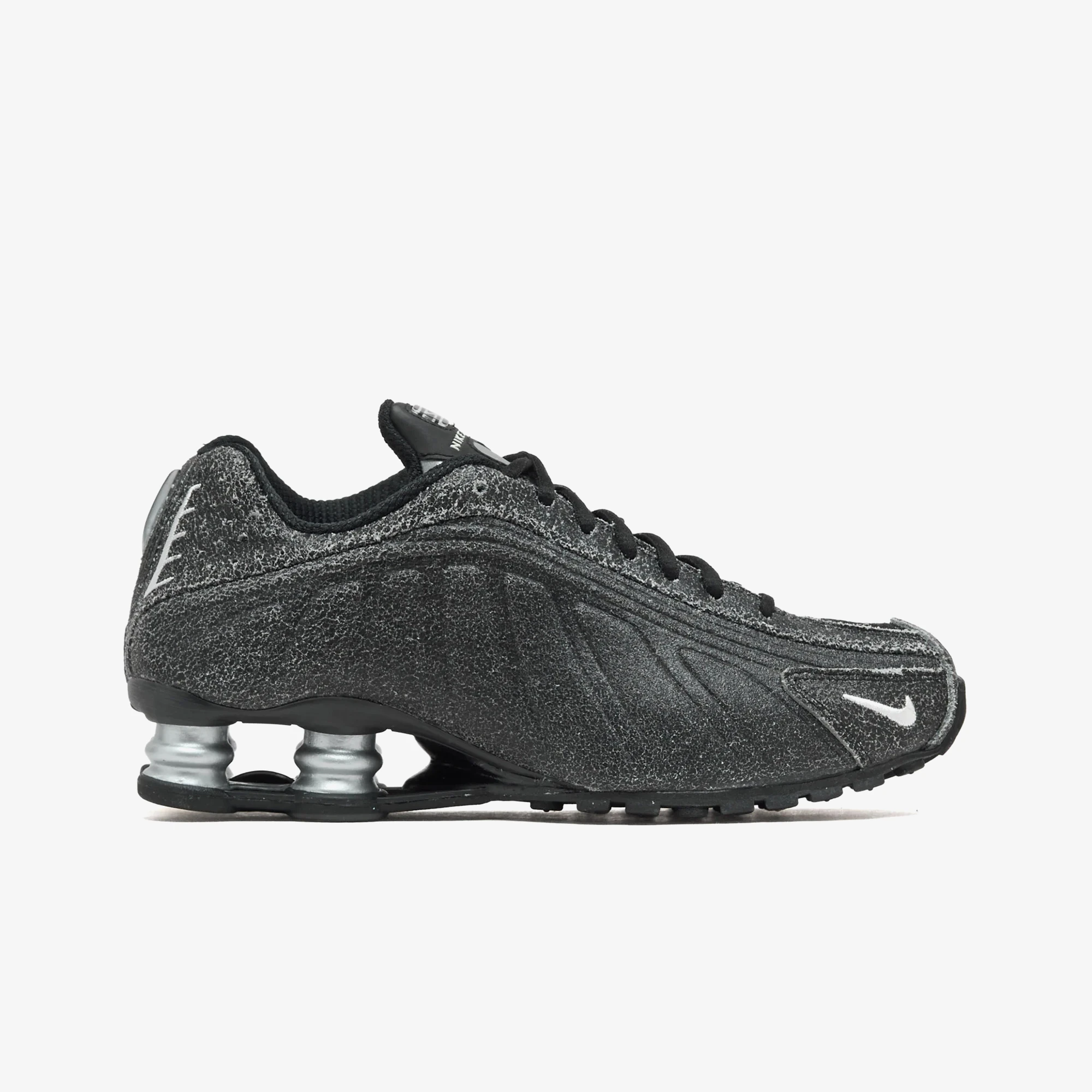 Nike Shox R4 'Black Distressed Leather' - WUNDER