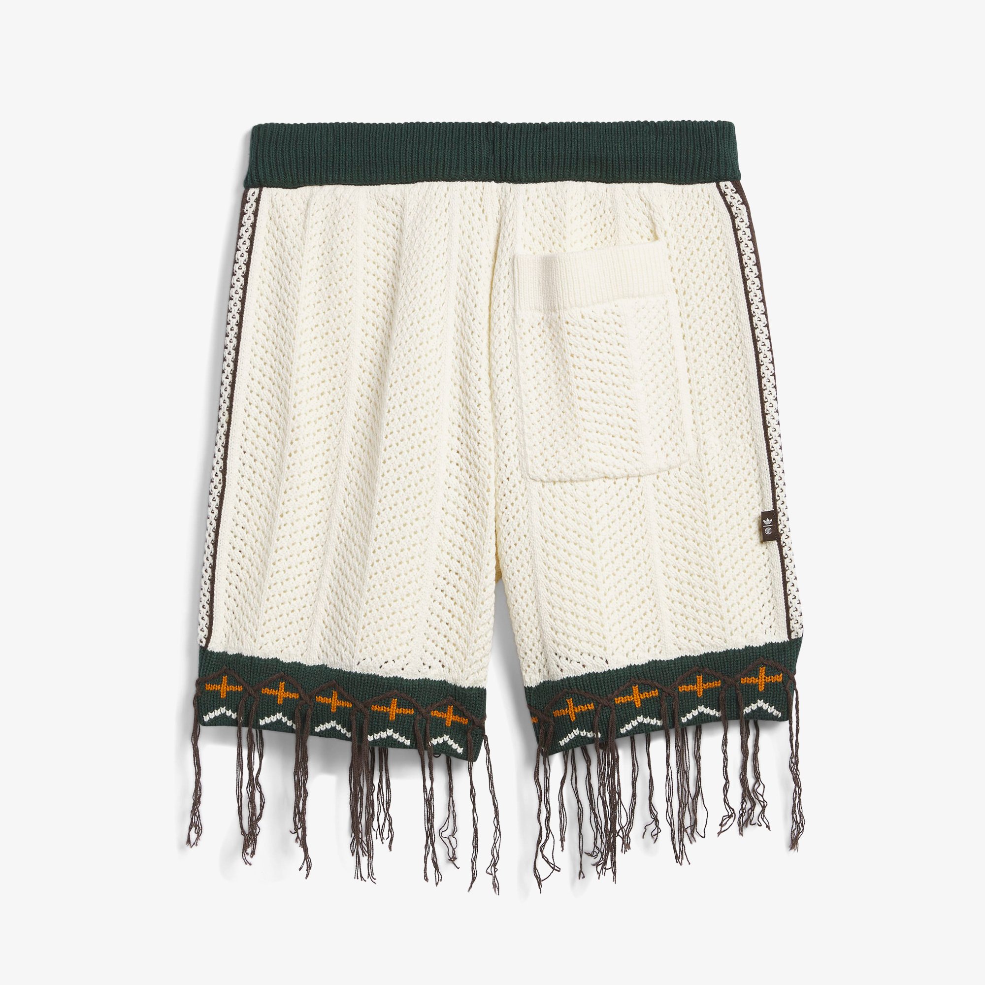 adidas x Clot Crochet Shorts by Edison Chen 'Cream White'