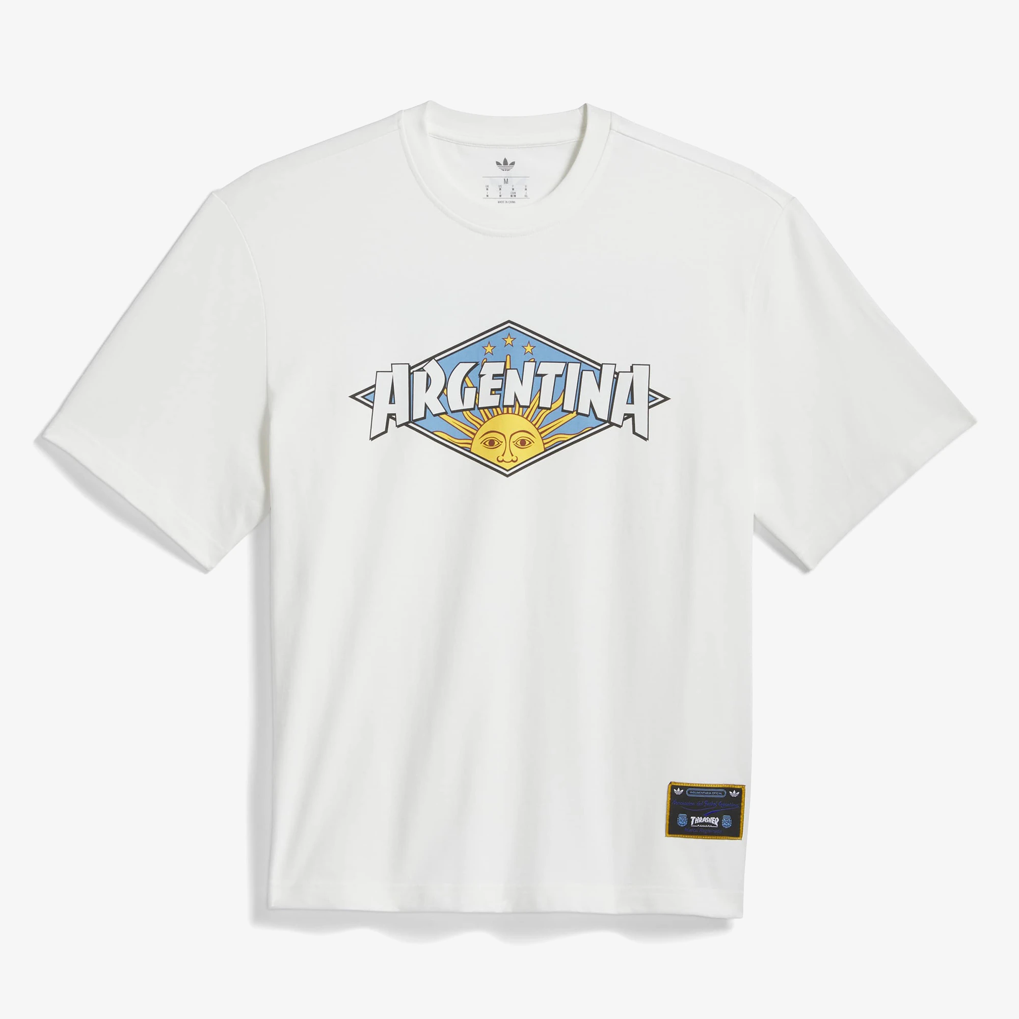 adidas x AFA Argentina x Thrasher Tee 'Core White' - WUNDER