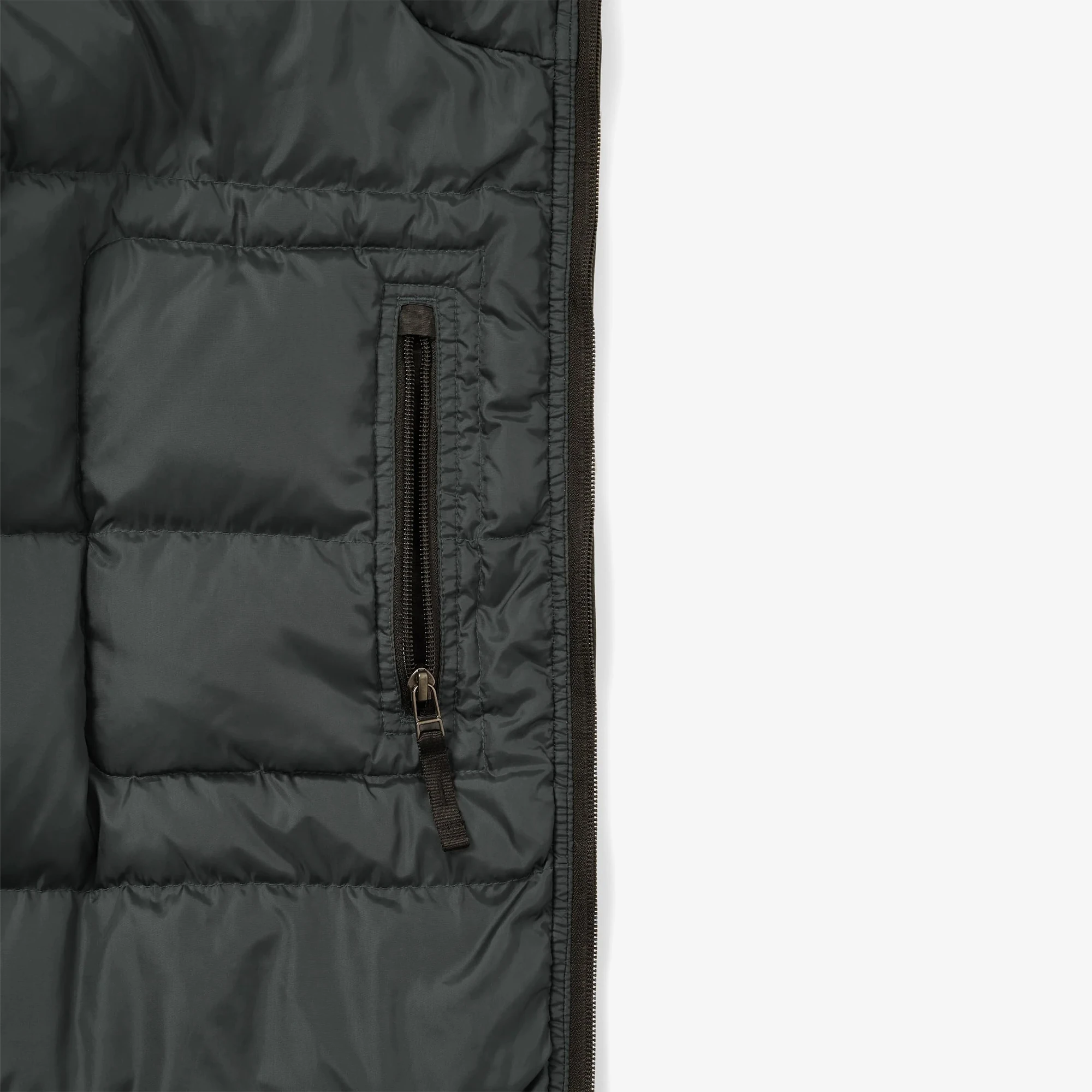 Washed Down Puffer Jacket 'Black'