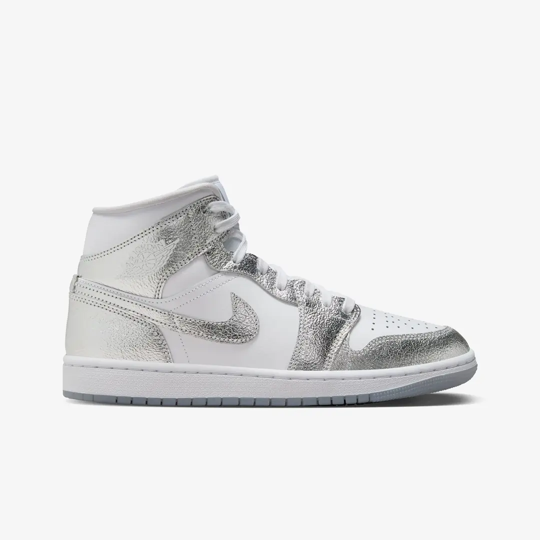 Air Jordan 1 Mid SE 'Metallic Silver' (W) - WUNDER
