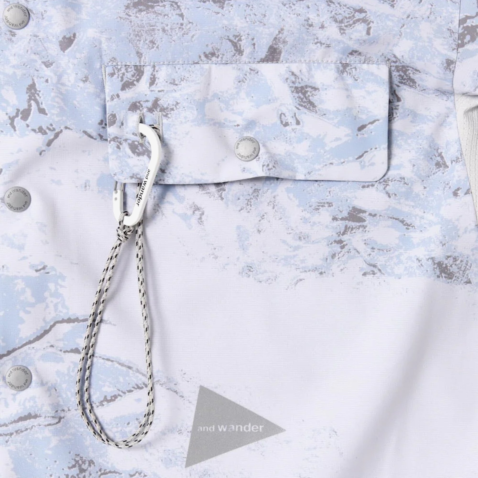 Printed LS Shirt 'Light Blue'