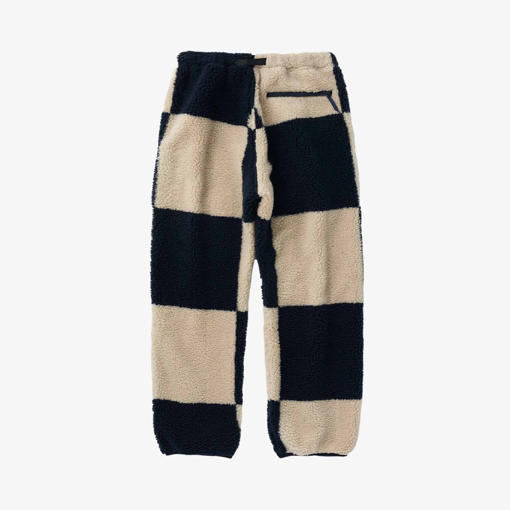 Checkered Sherpa Pant 'Navy Check'