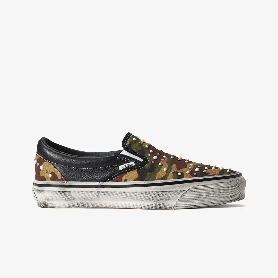 靴 VANS LX Classic Slip-On 98 Pearlized Vans LX Classic Slip-On 98 'Pearlized Pack Camo' - WUNDER