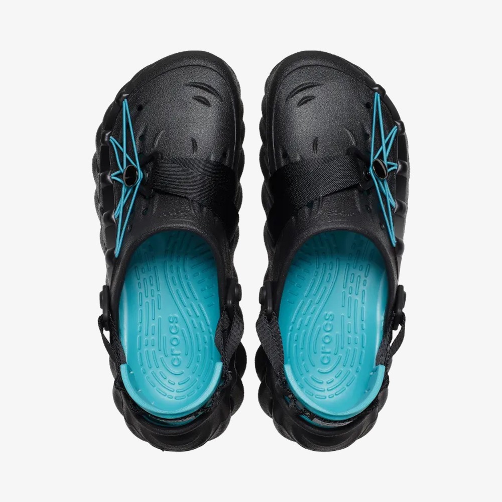 Echo Reflective Laces Clog 'Black Teal'