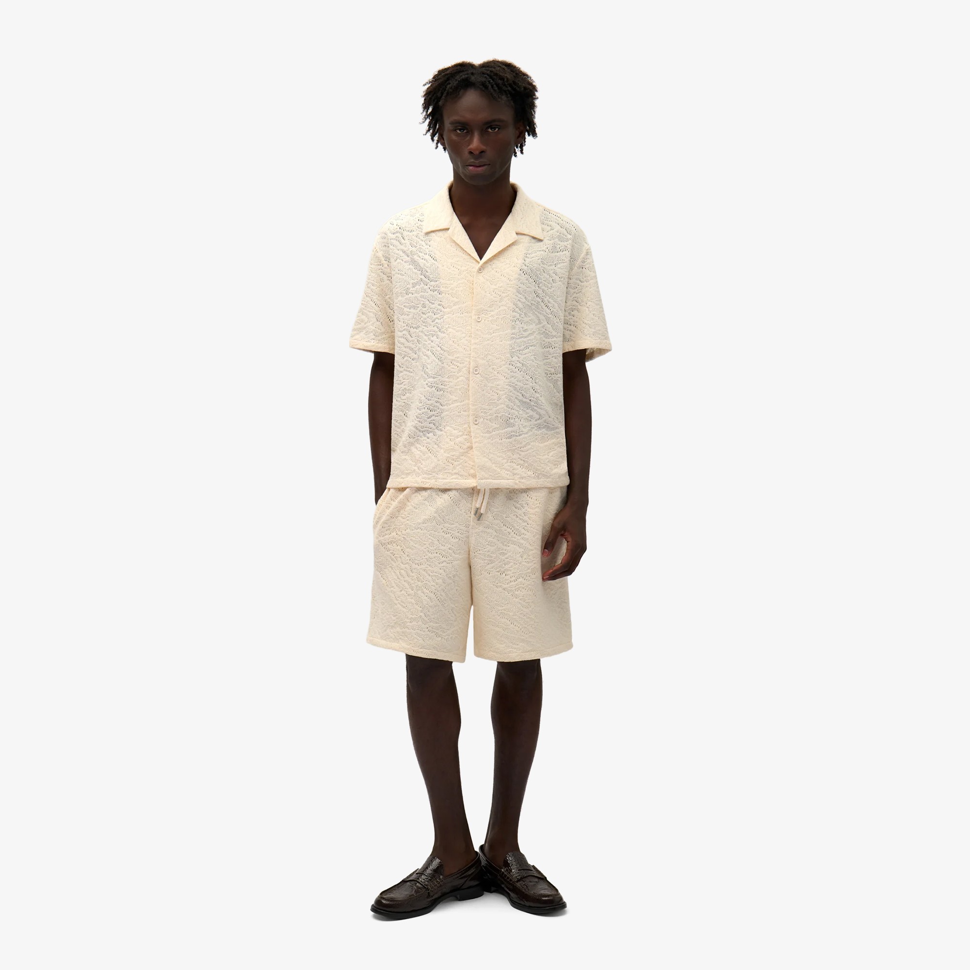 Crochet Short 'Cream'