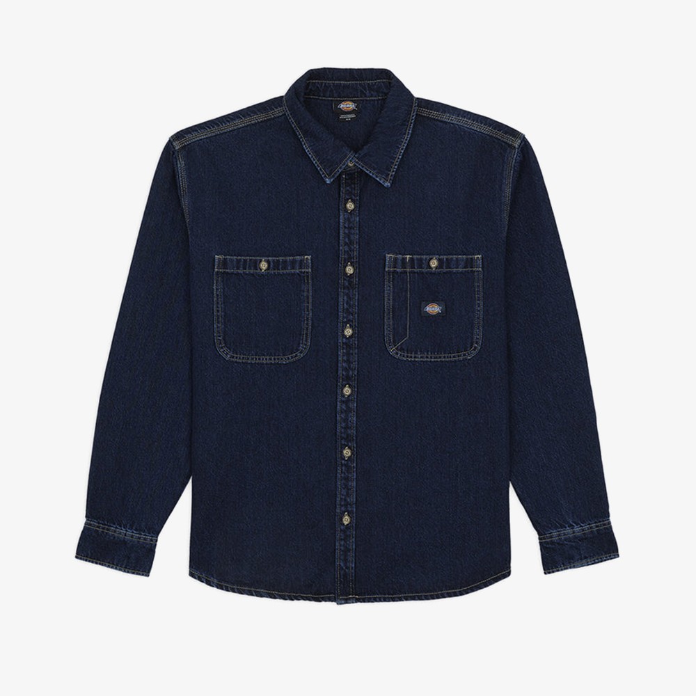 Mechanic Denim Shirt LS 'Blue'