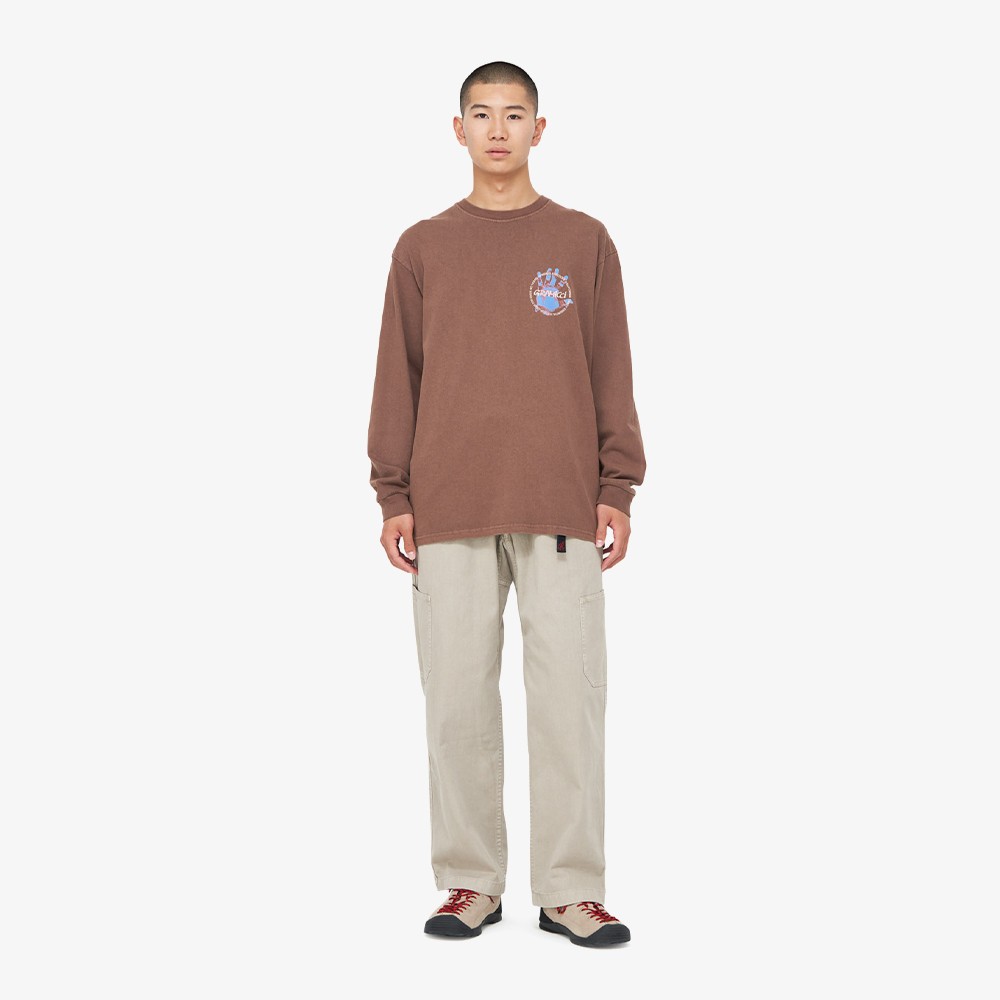 Climber’s Hand L/S Tee 'Pigment Brown'