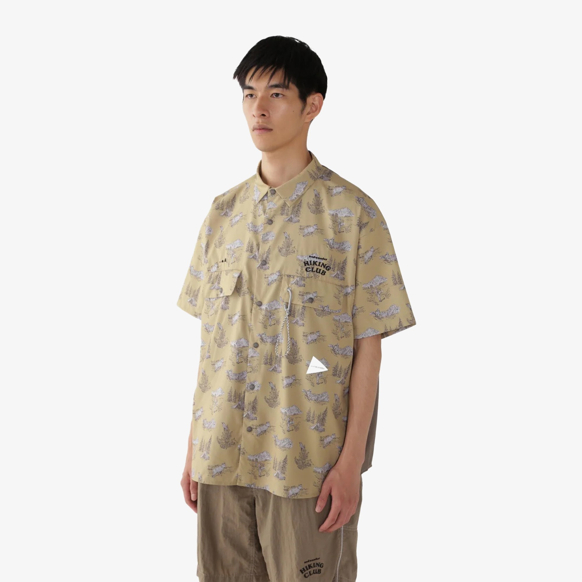 Hiking Club Tech Shirt 'Beige'