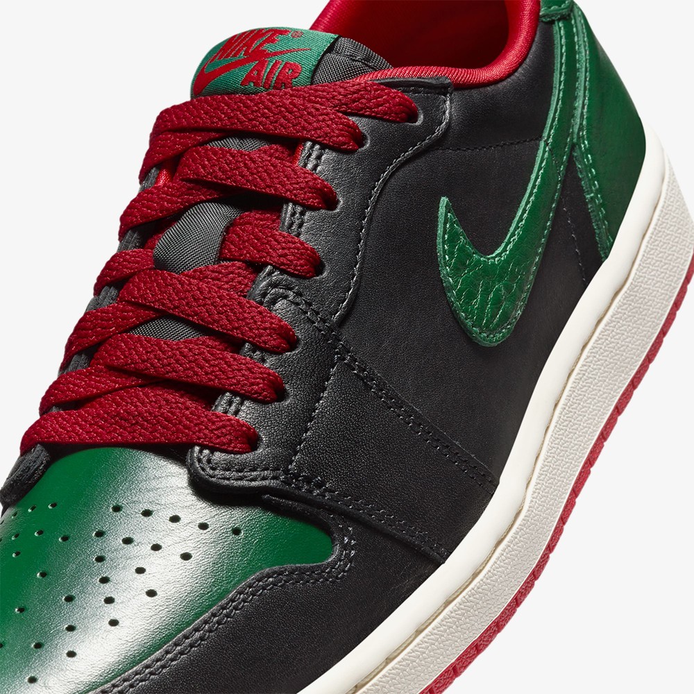 Air Jordan 1 Retro Low OG 'Gorge Green Varsity Red' (W)