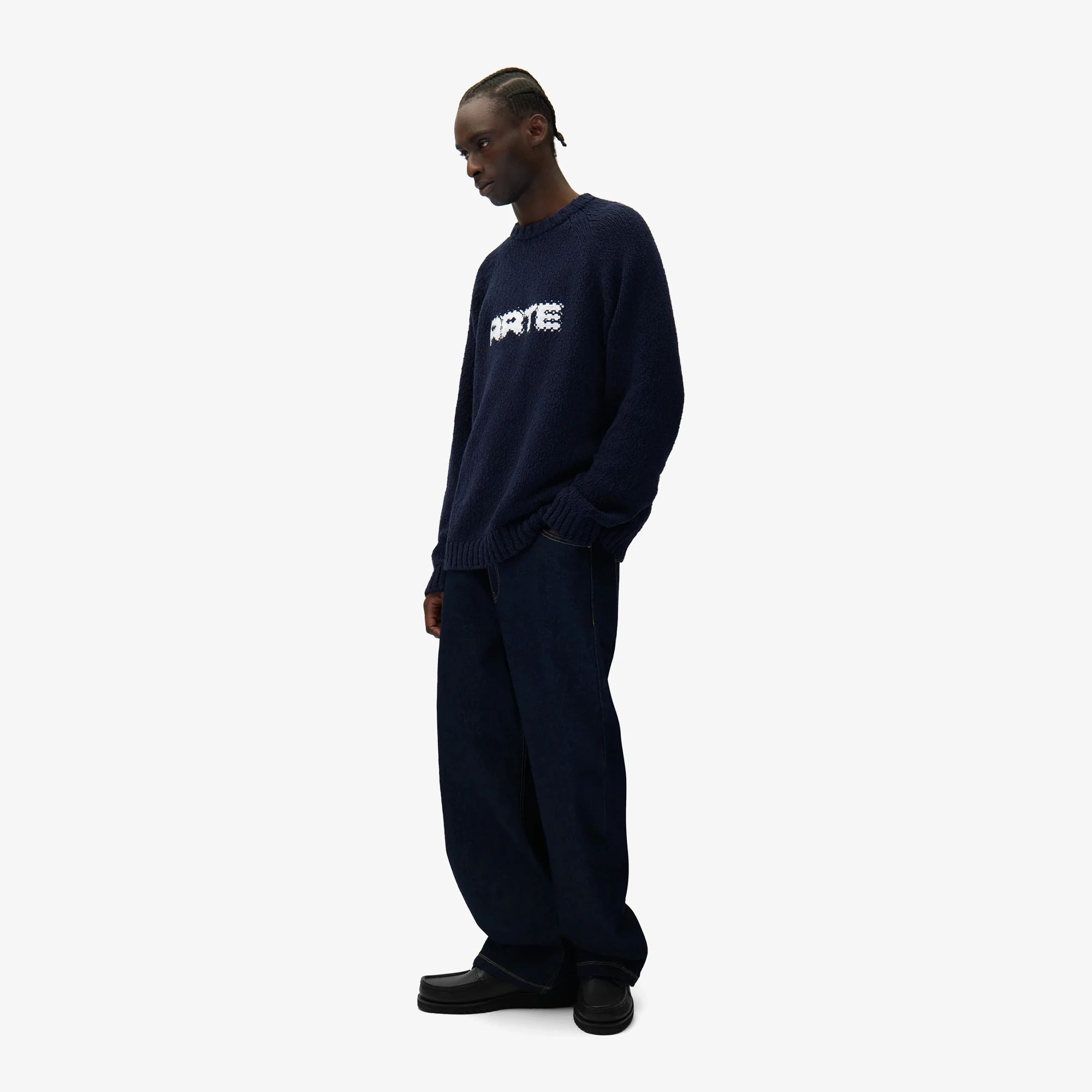 Pixel Front Knit 'Navy'