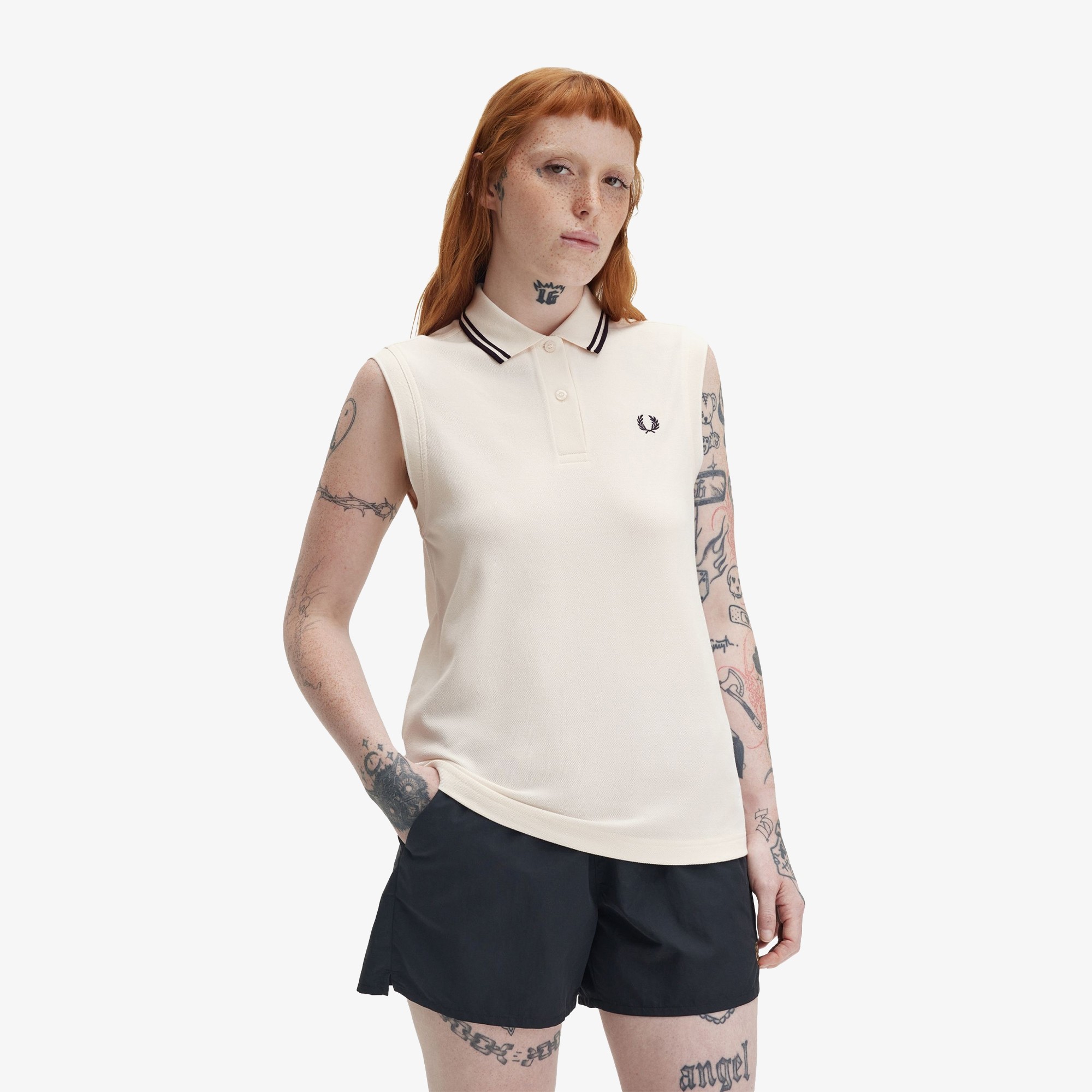 Sleeveless Shirt 'Silky Peach'