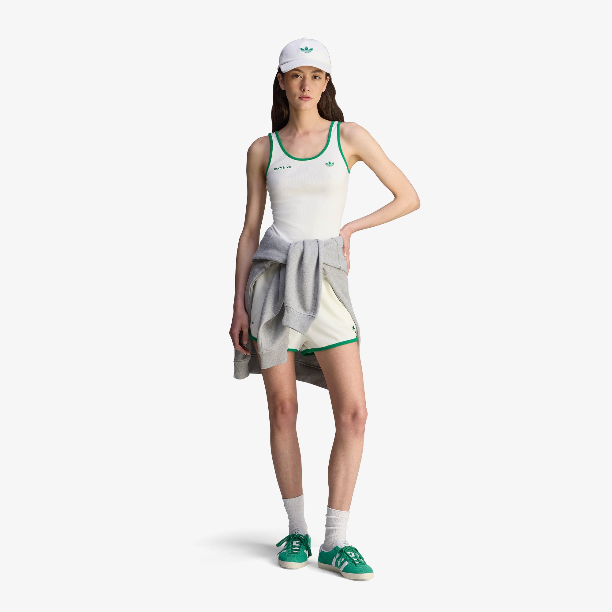 adidas x Sporty & Rich Tank Top 'Off White'