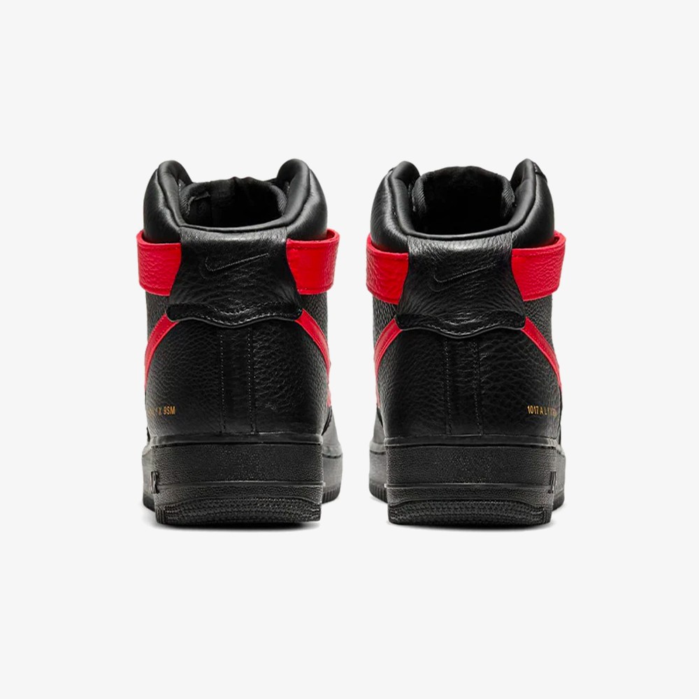 1017 ALYX 9SM x Nike Air Force 1 High 'Black & University Red'