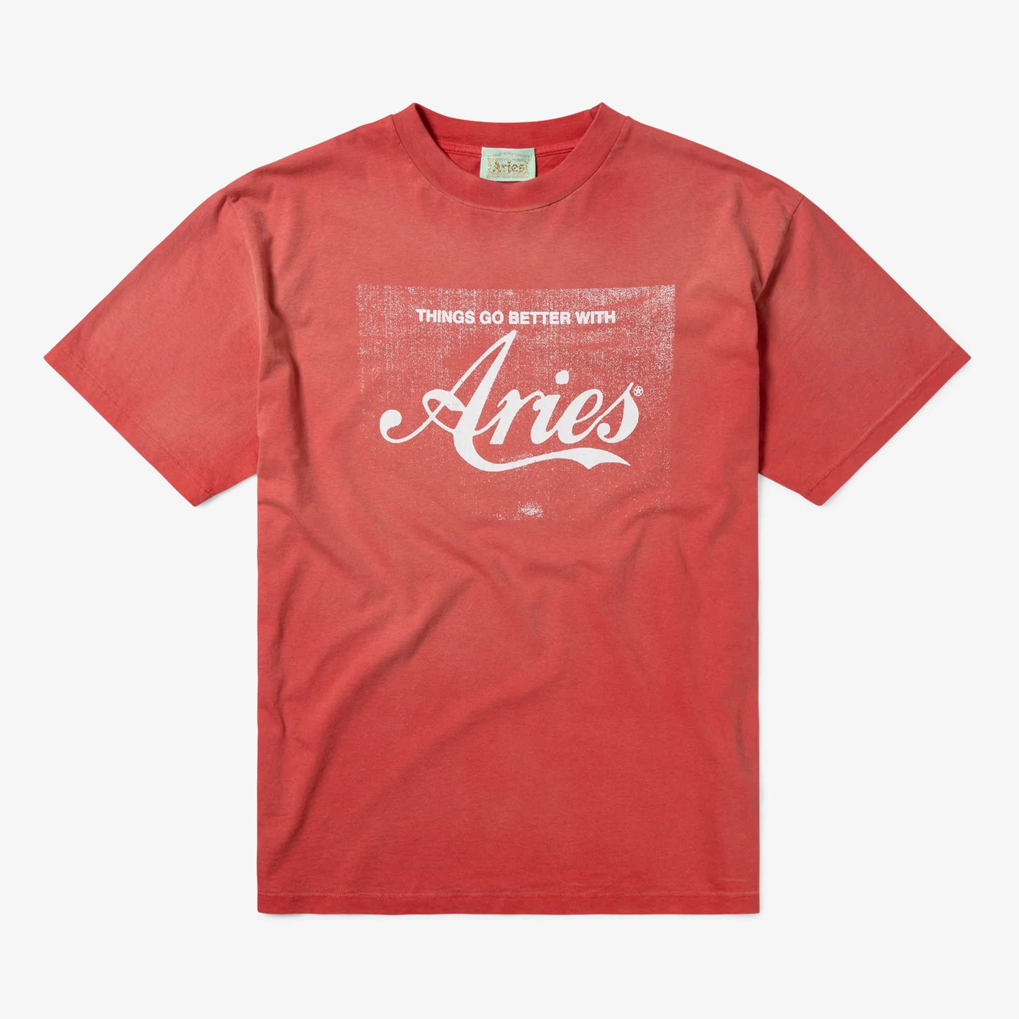Sunbleached Cola SS Tee 'Red'