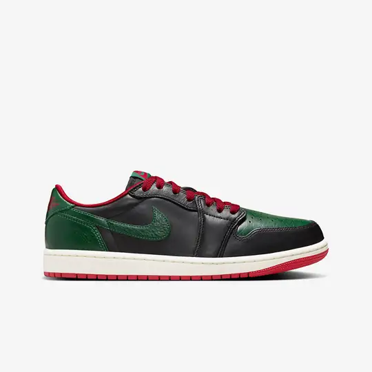 Air Jordan 1 Retro Low OG 'Gorge Green Varsity Red' (W) - Görsel 2