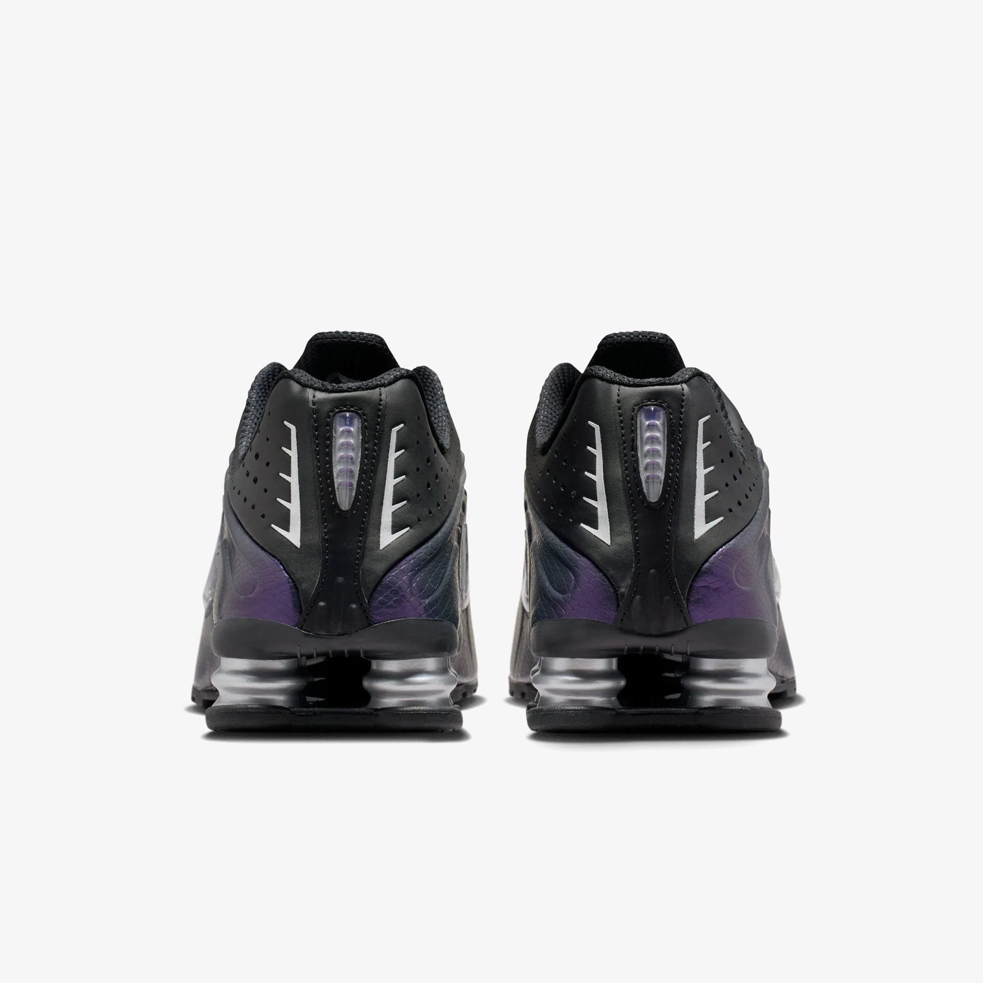 Shox R4 'Black Metallic Silver Purple Dynasty' (W)
