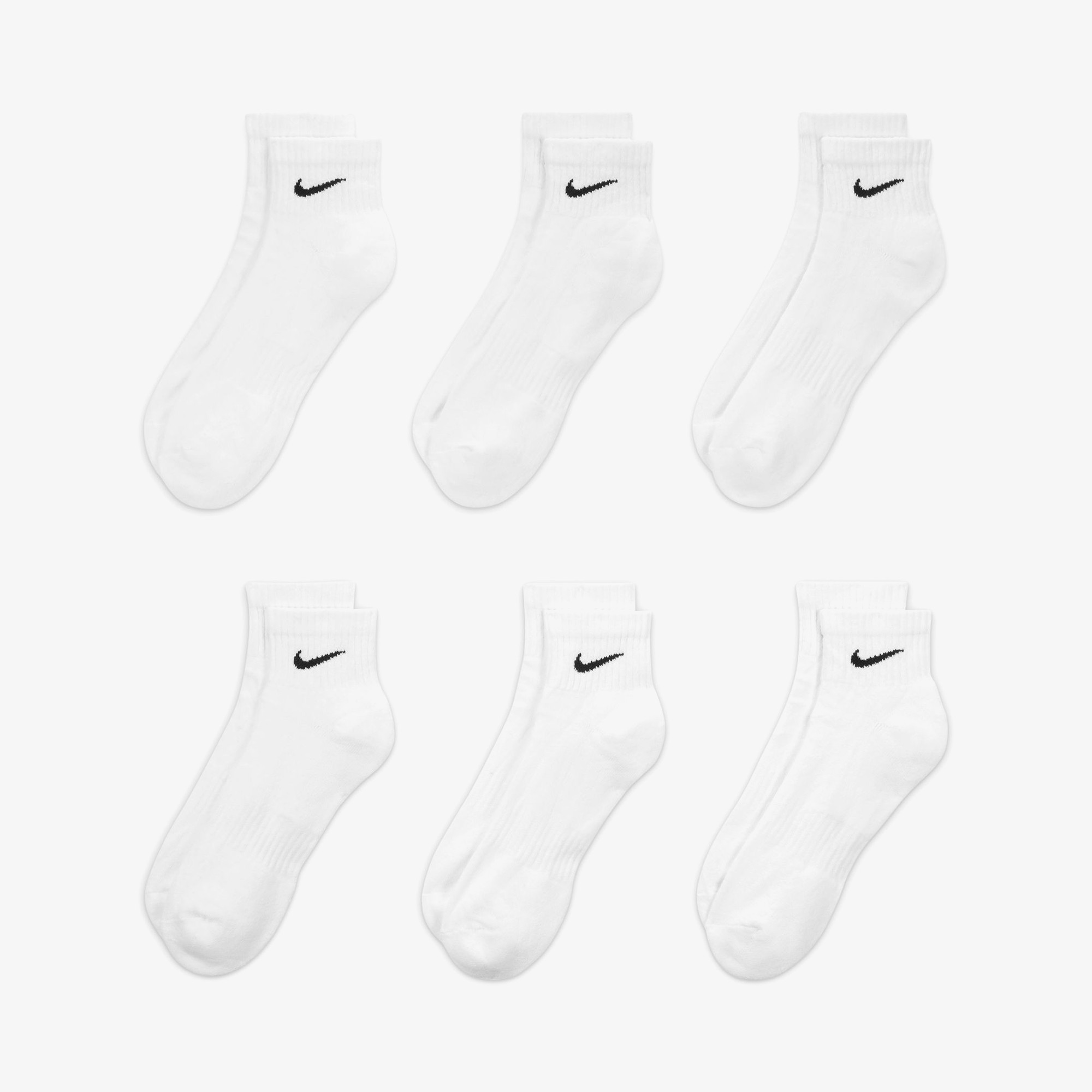 Nike Everyday Cushioned 'White' (6 Pairs)