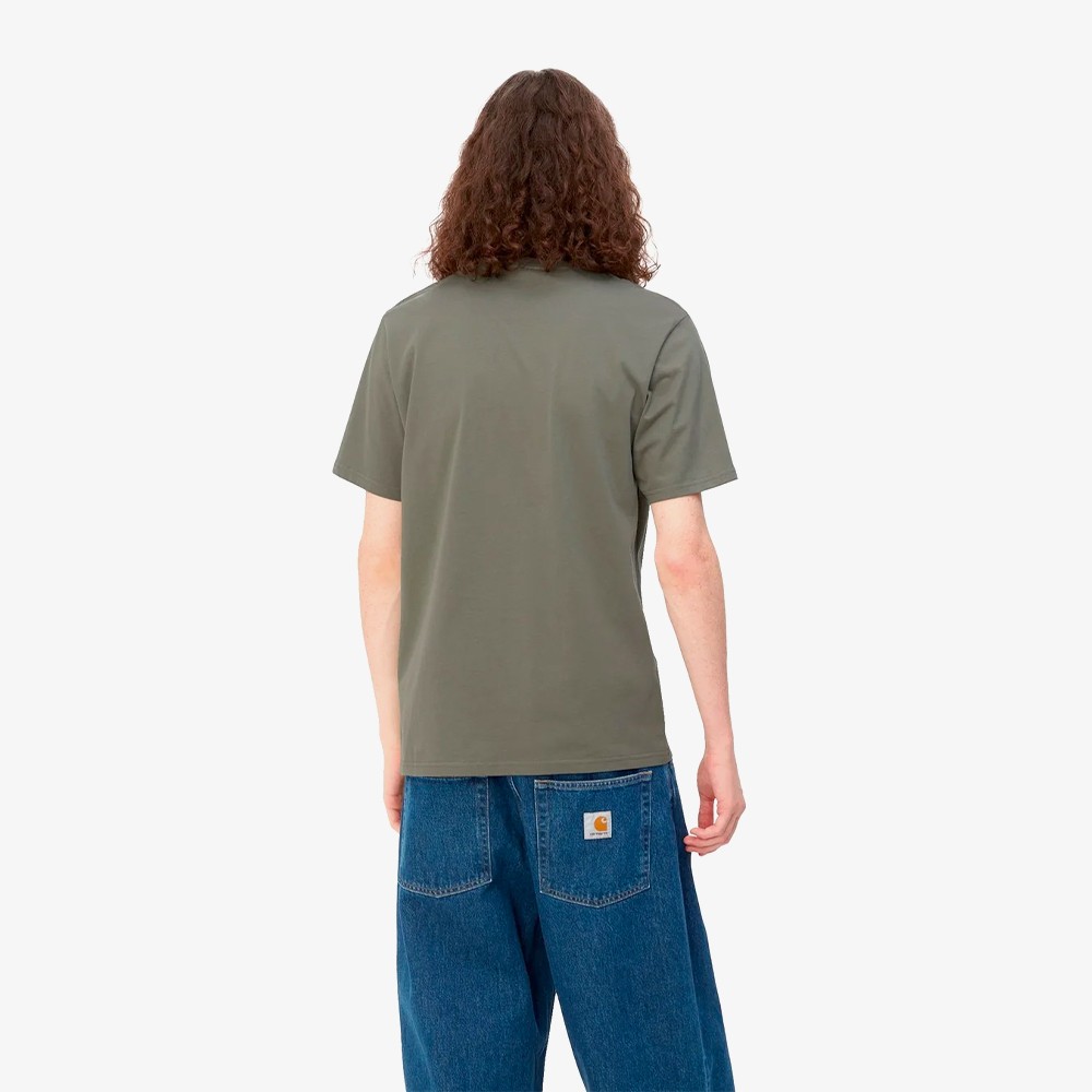 S/S Pocket T-Shirt 'Smoke Green'
