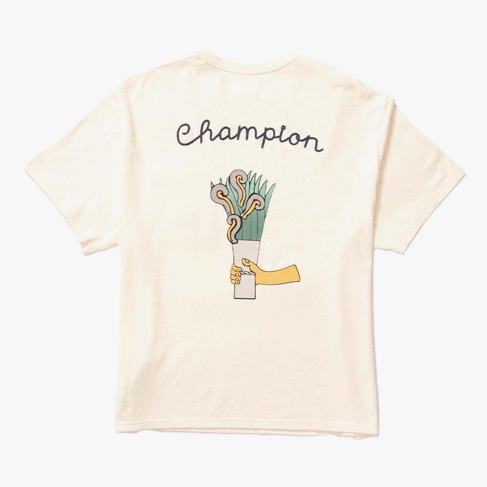 Champion x Angelo Baque Pocket T-Shirt 'Chalk White'