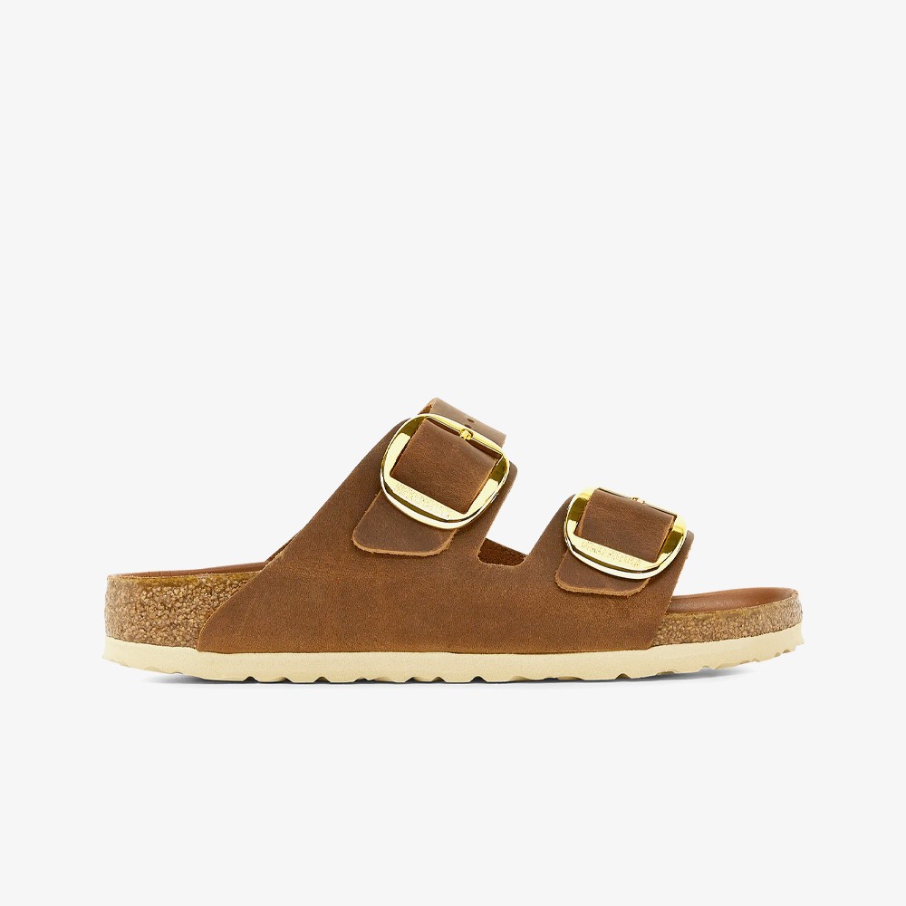 Arizona Oiled Leather Big Buckle 'Cognac'