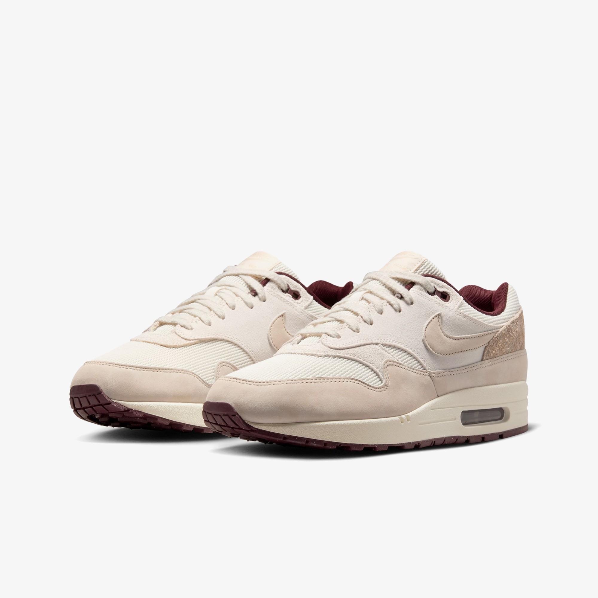 Air Max 1 'Sail Burgundy Crush'