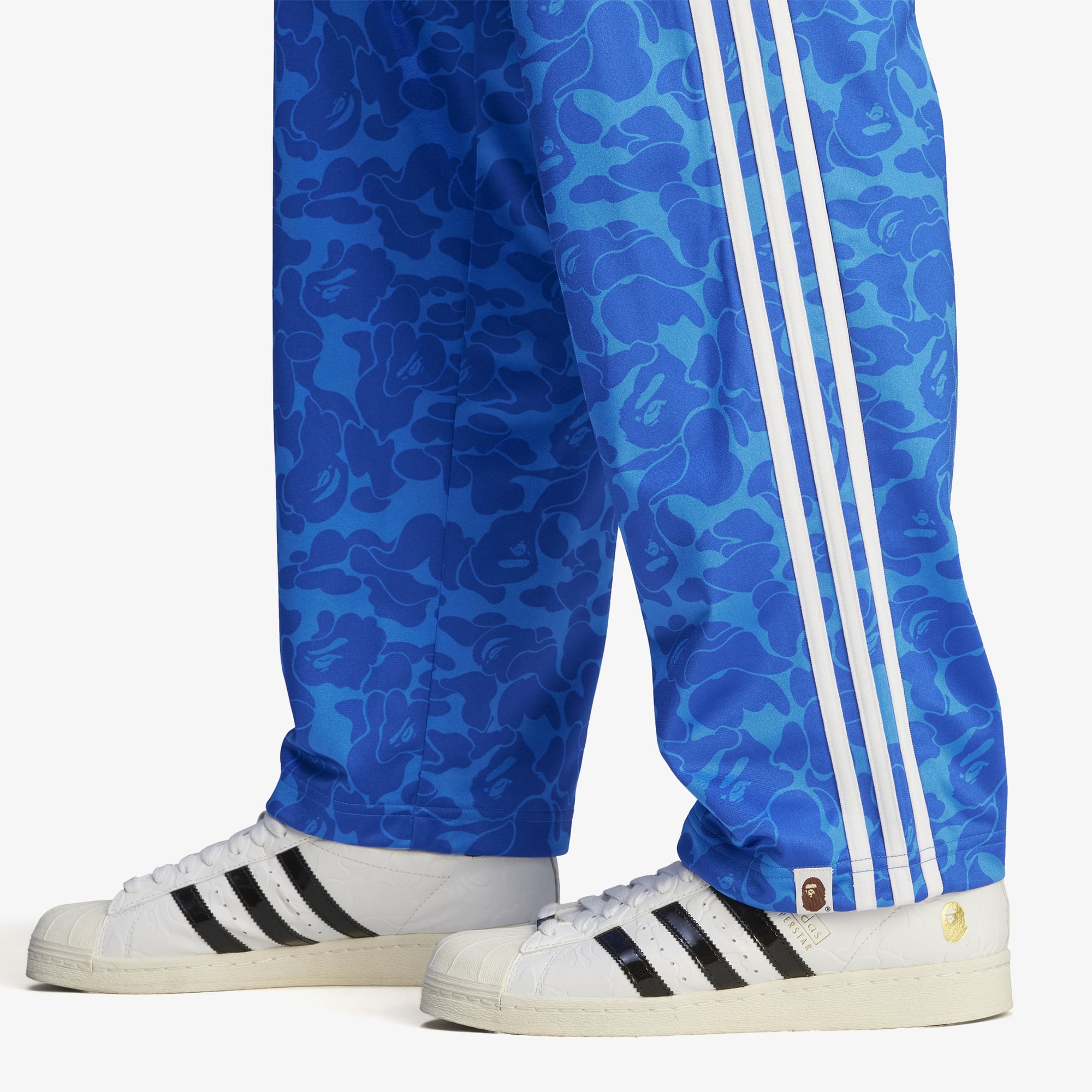 adidas x BAPE Firebird Track Pants 'Blue'