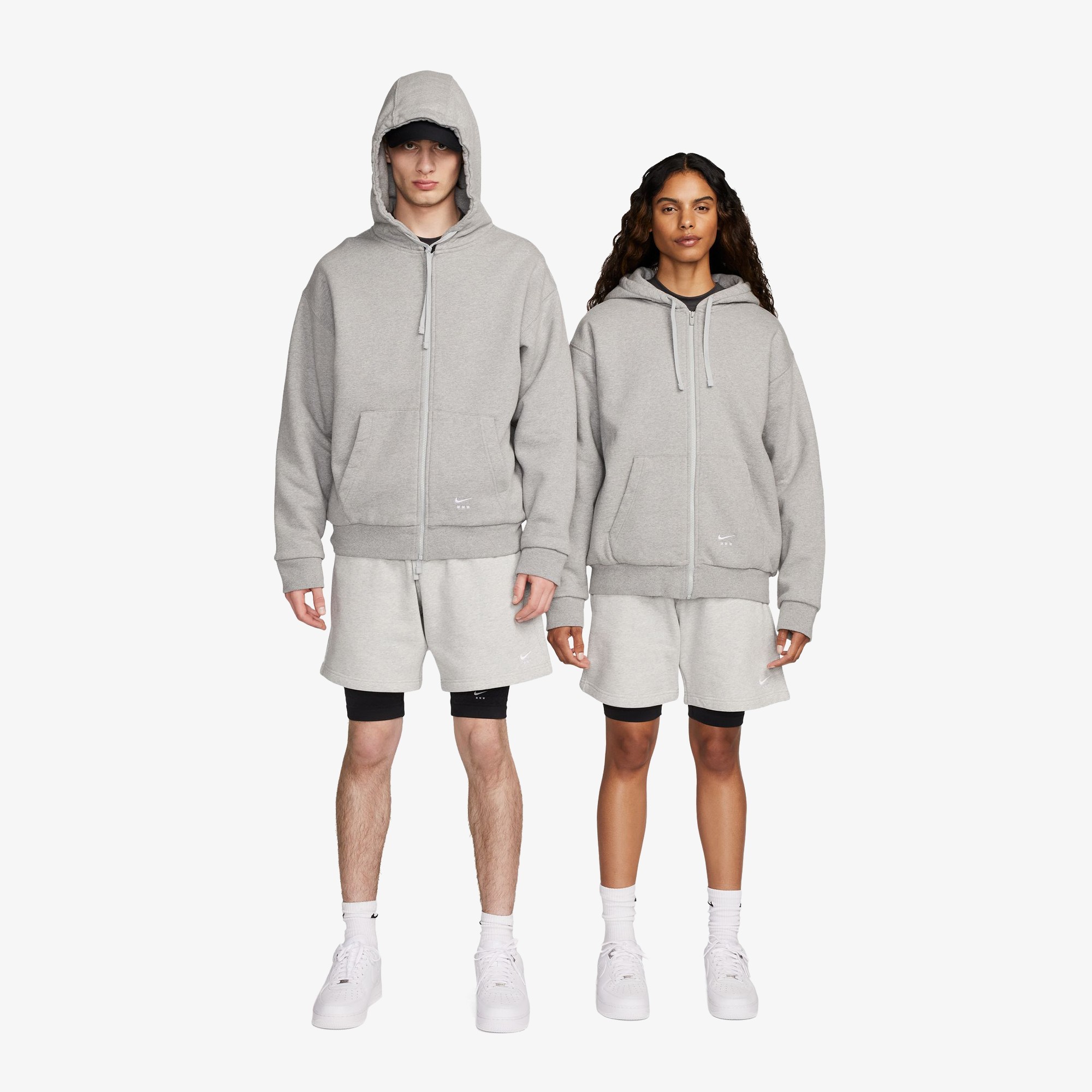 Nike x MMW 3-in-1 Shorts 'Grey Heather'