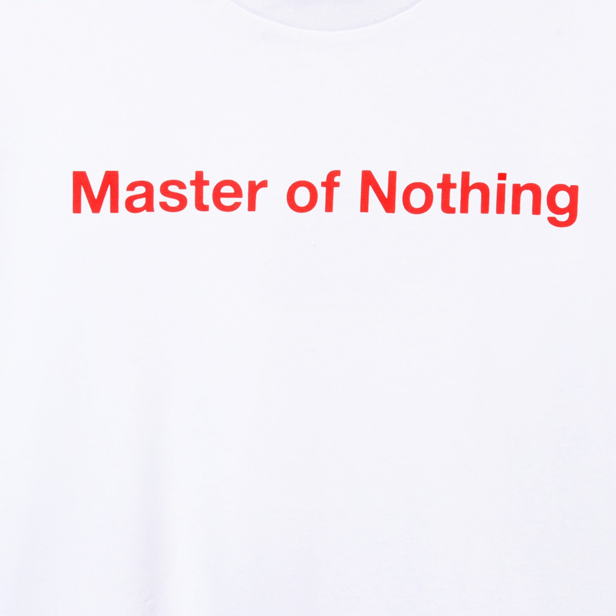 Master of Nothing T-Shirt 'White'