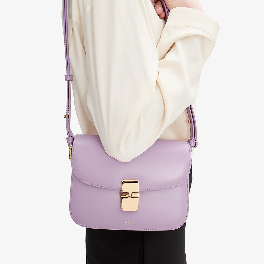 Grace Leather Bag Small 'Lilac'