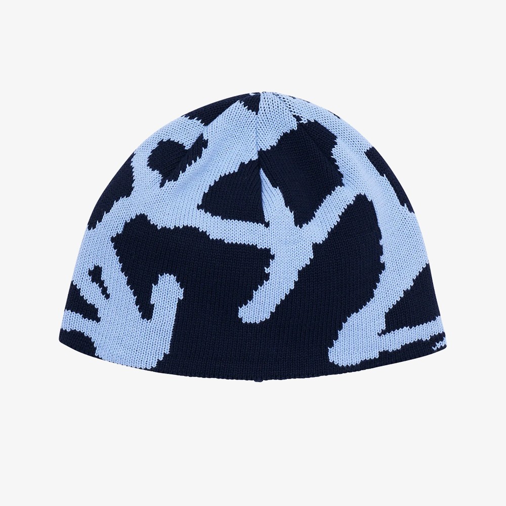 Burly Runningman Beanie 'Splatter Blue'