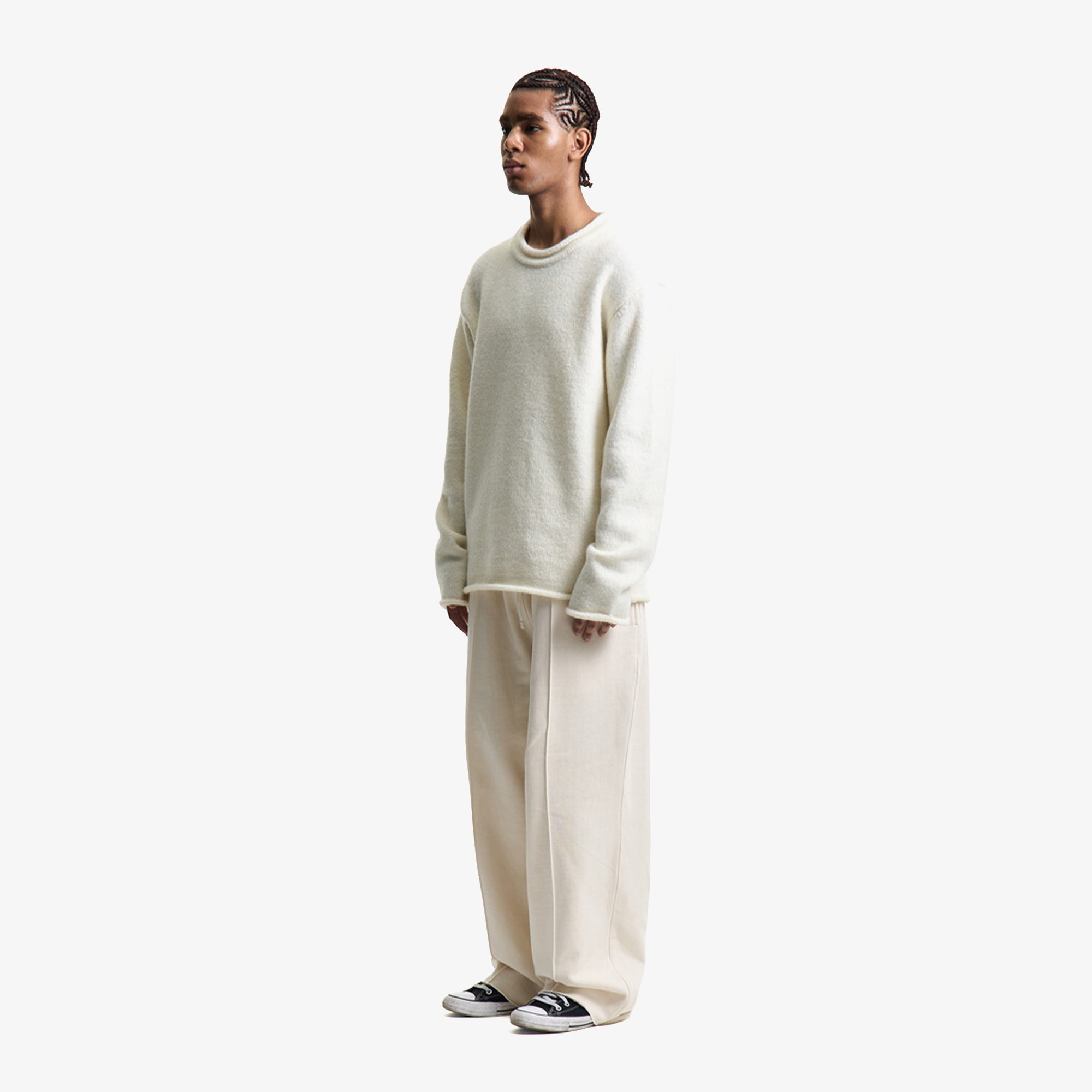 Premium Kidmohair Nomadic Sweater 'Off White'