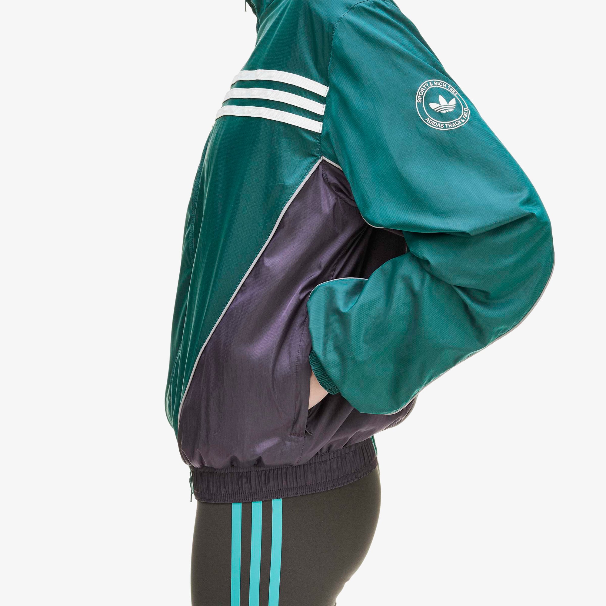 adidas x Sporty & Rich Windbreaker 'Wild Pine'