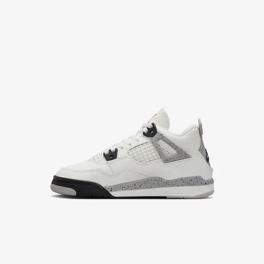 Air Jordan 4 Retro 'White Cement' (PS) - Görsel 3