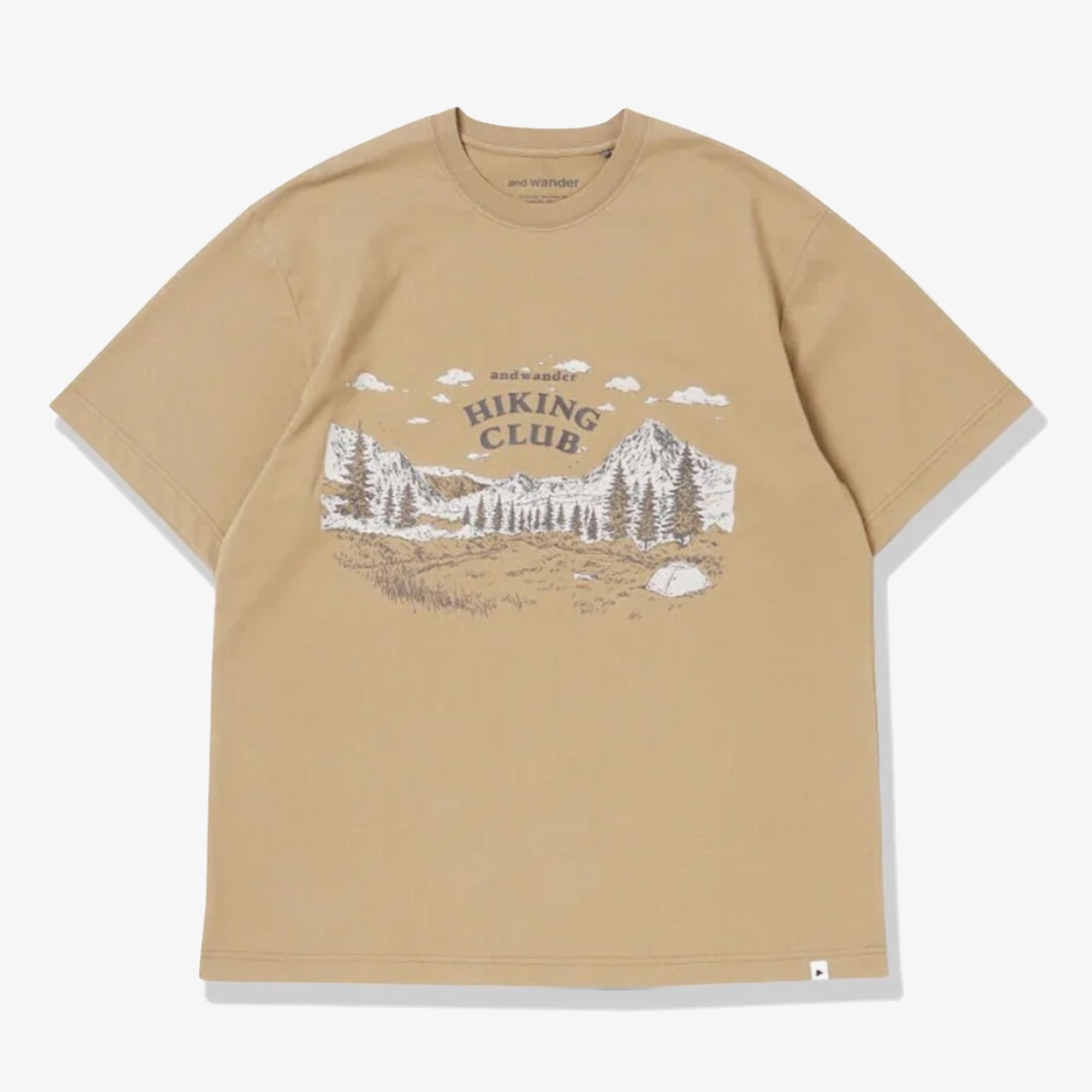 Hiking Club T-Shirt 'Light Brown'