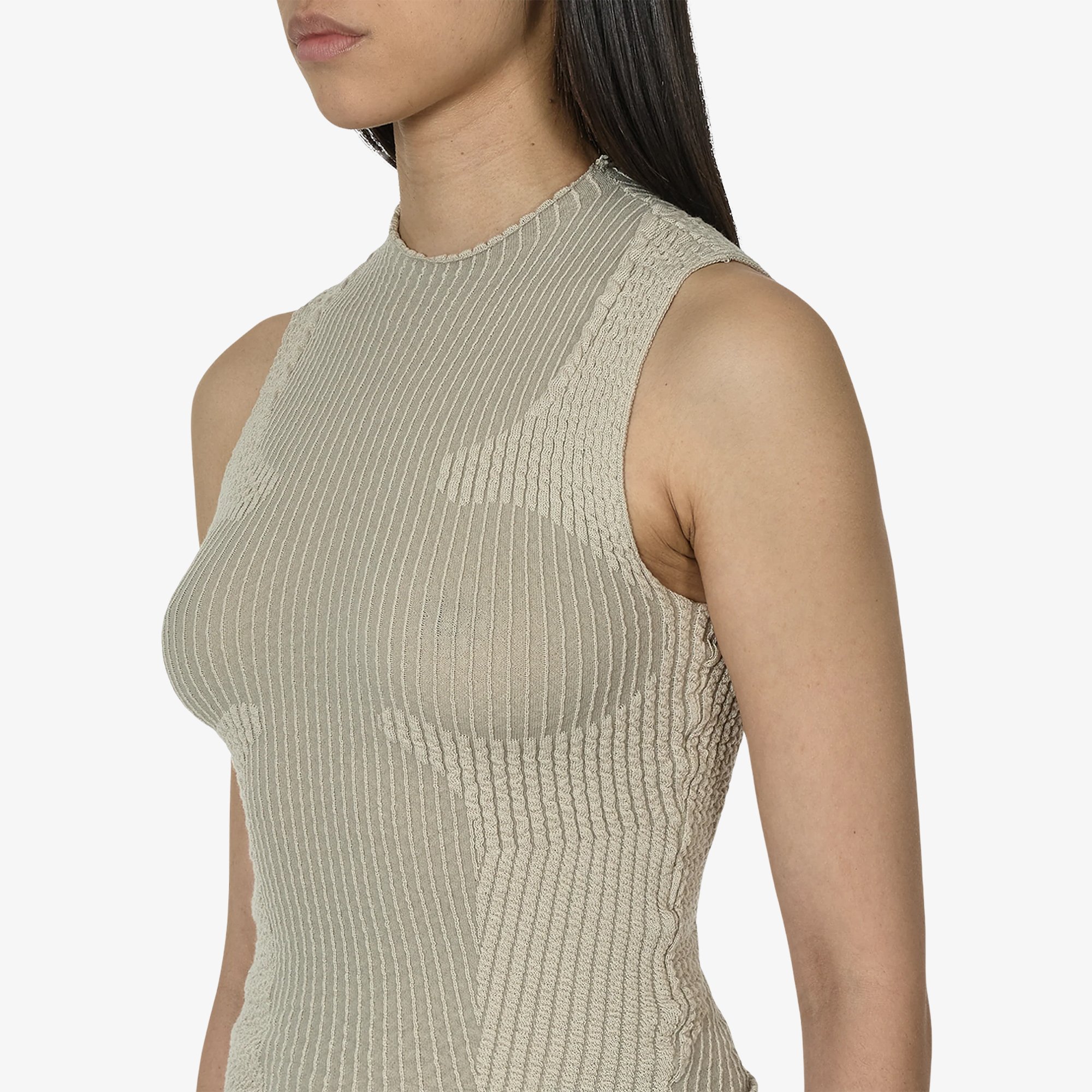 Wavy Tank Top 'Beige'