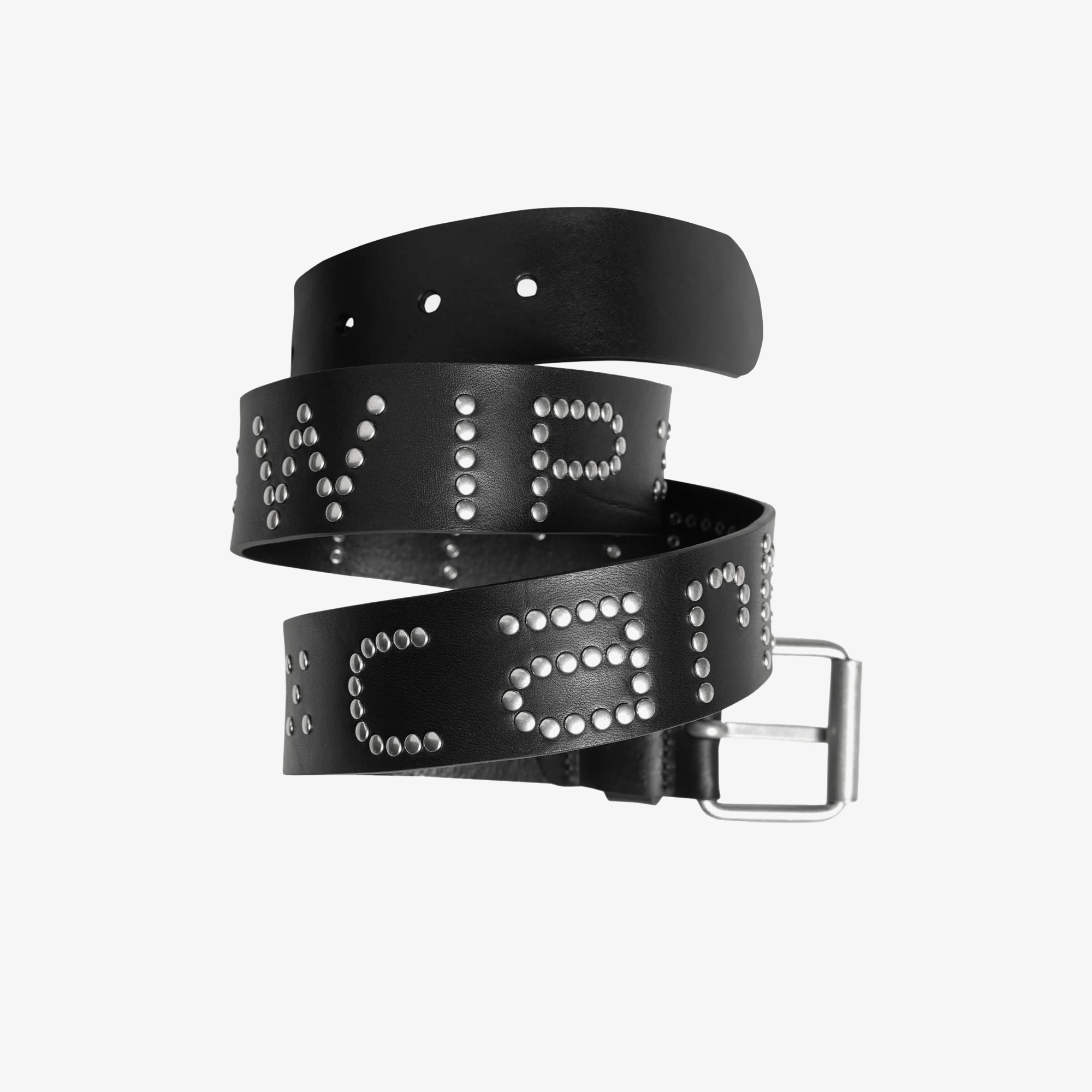 Script Studs Belt 'Black'