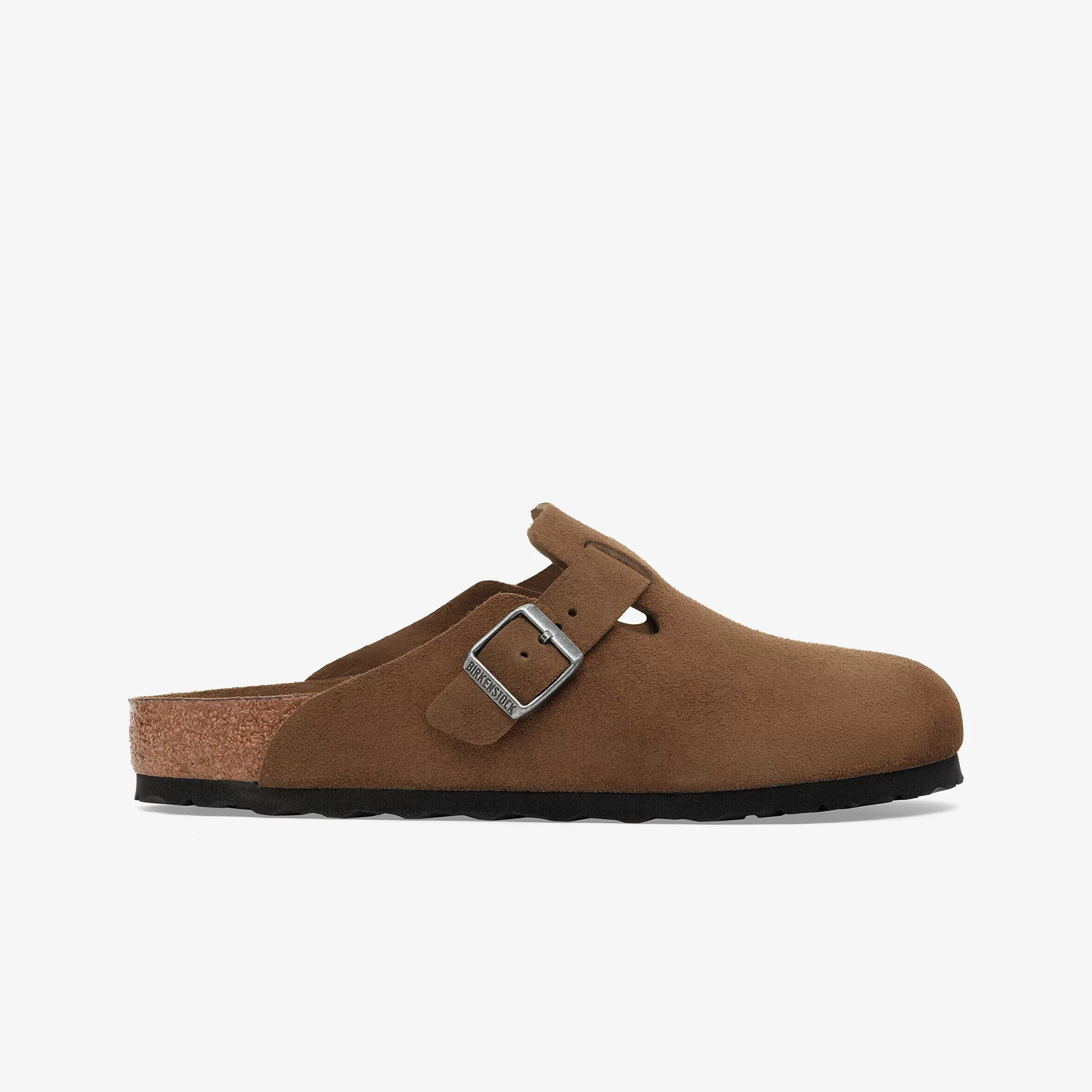 靴 Birkenstock Boston 39 Birkenstock Boston Sfb Vl Suede Leather 'Dark Tea' - WUNDER